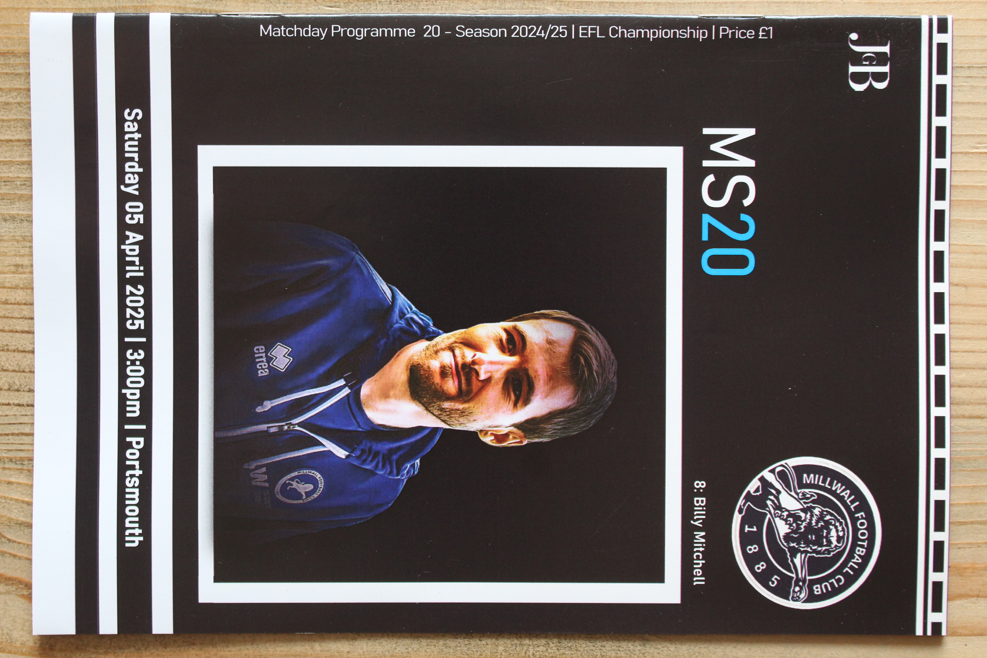 Millwall FC v Portsmouth FC