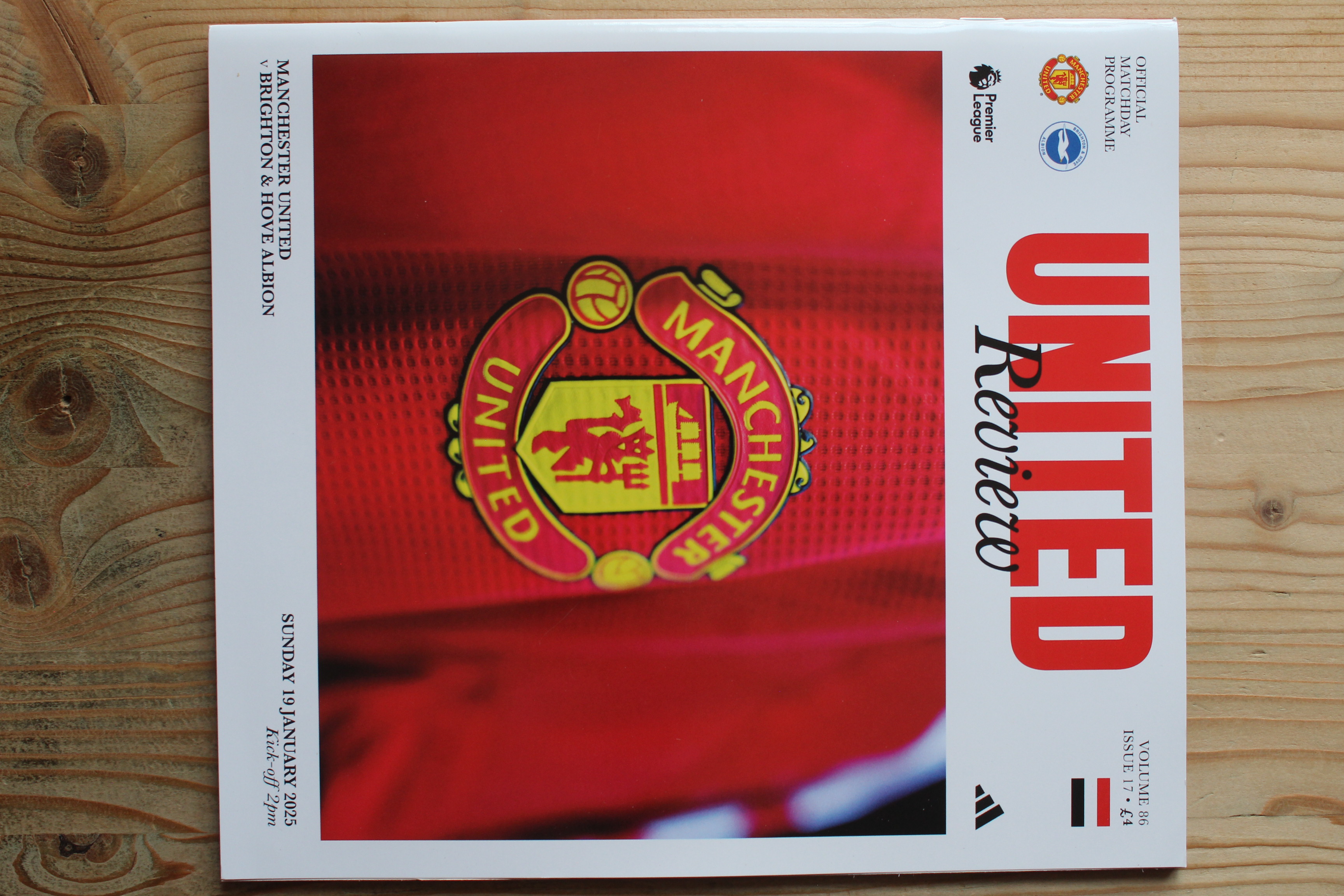 Manchester United FC v Brighton & Hove Albion FC