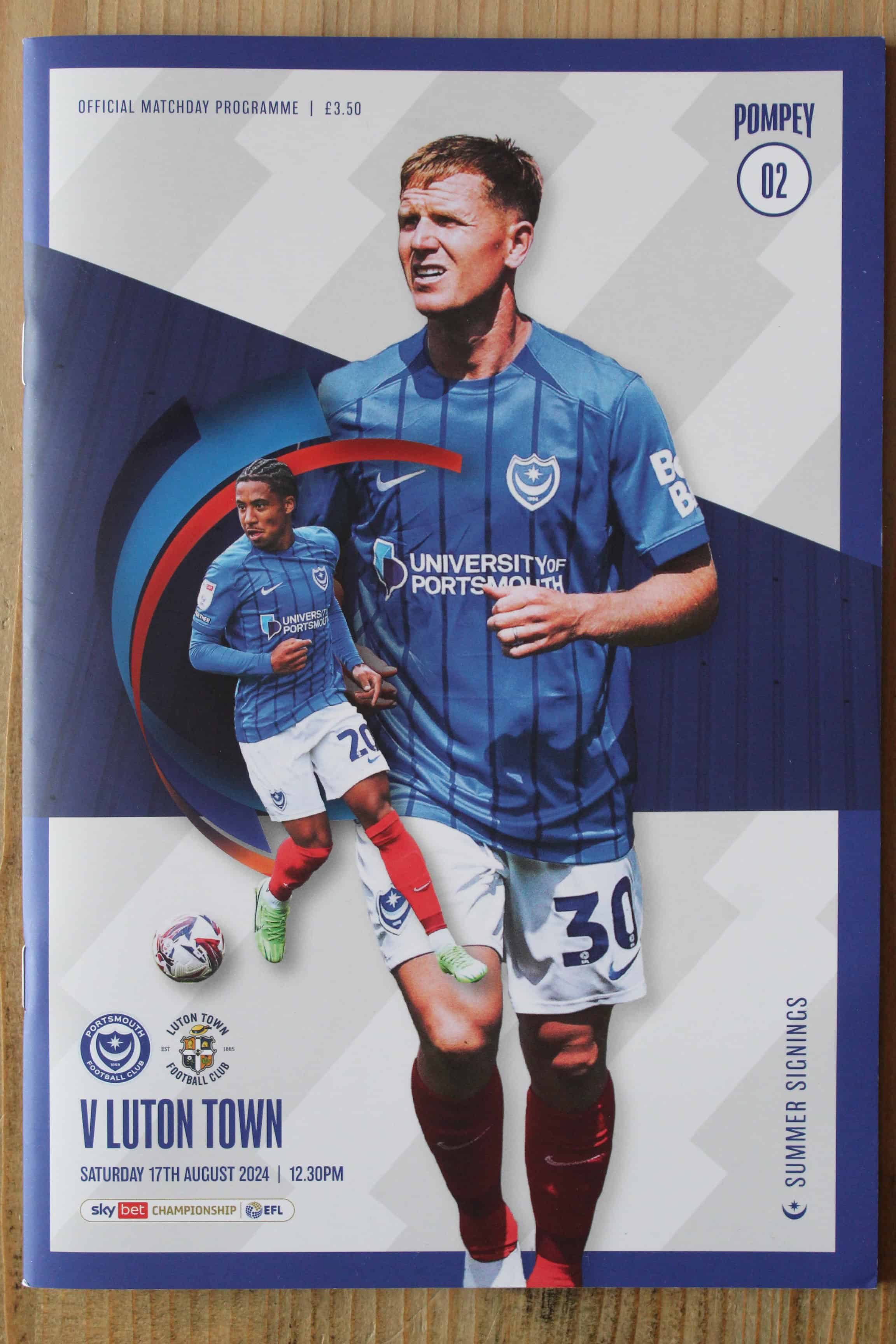 Portsmouth FC v Luton Town FC