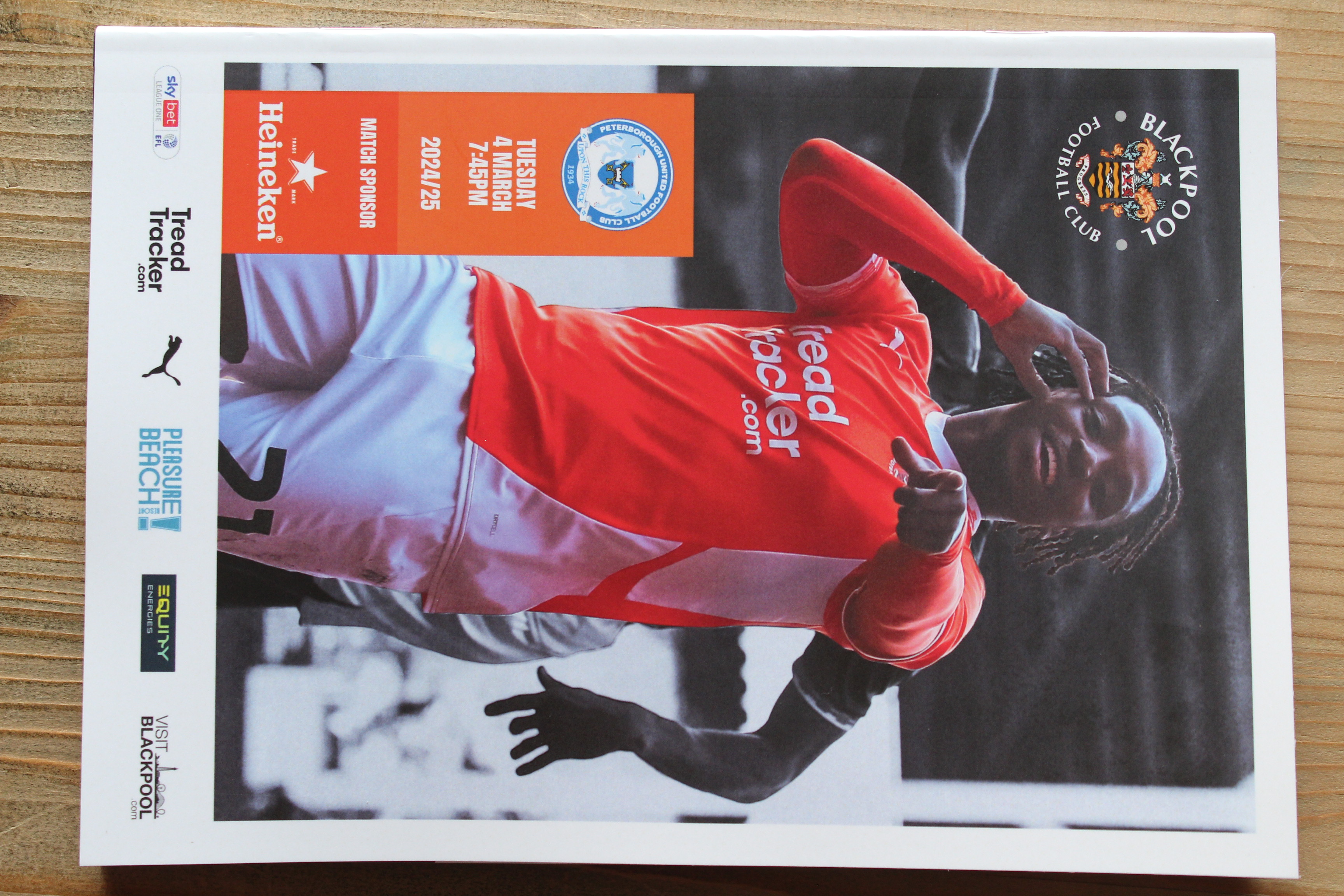 Blackpool FC v Peterborough United FC
