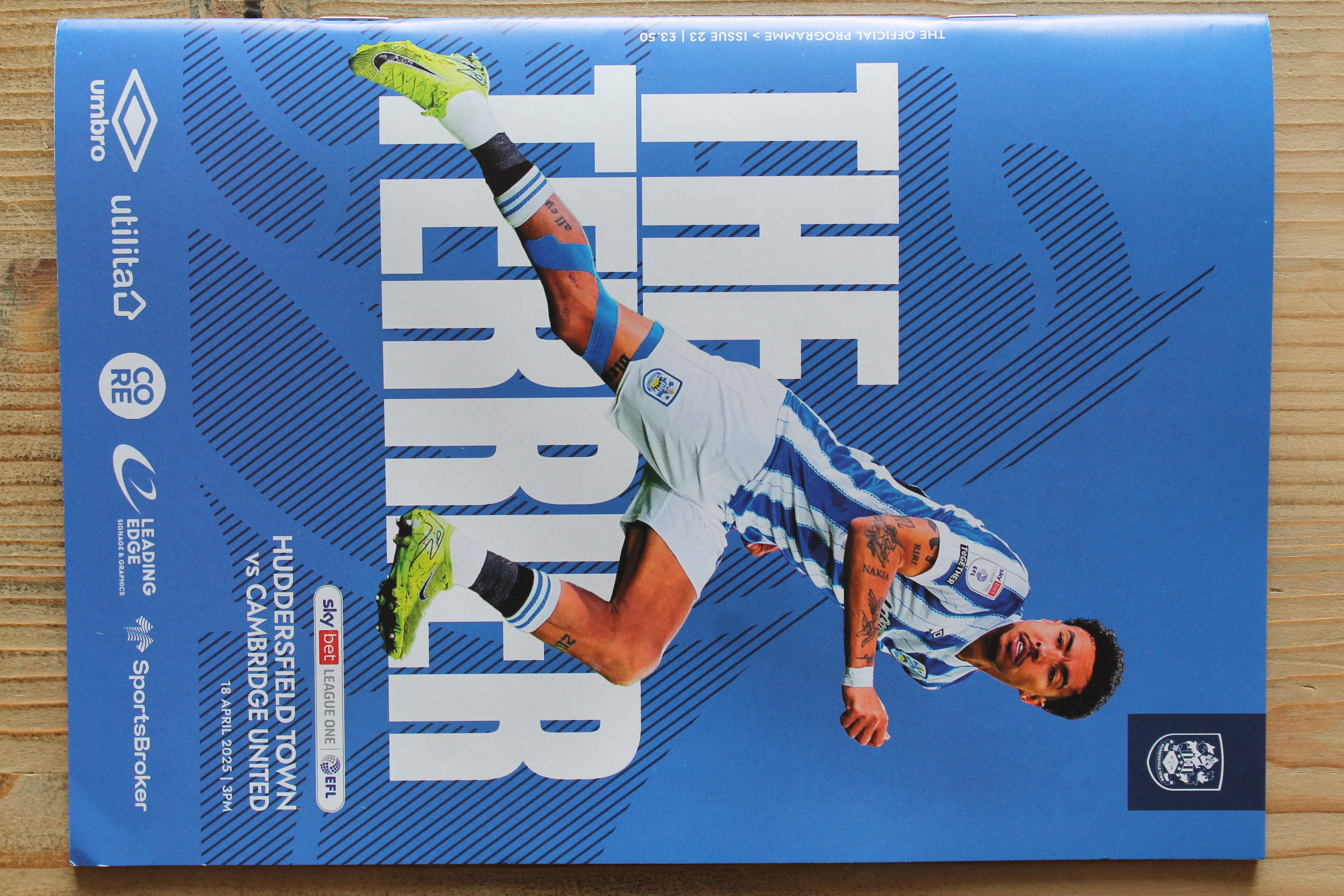 Huddersfield Town FC v Cambridge United FC