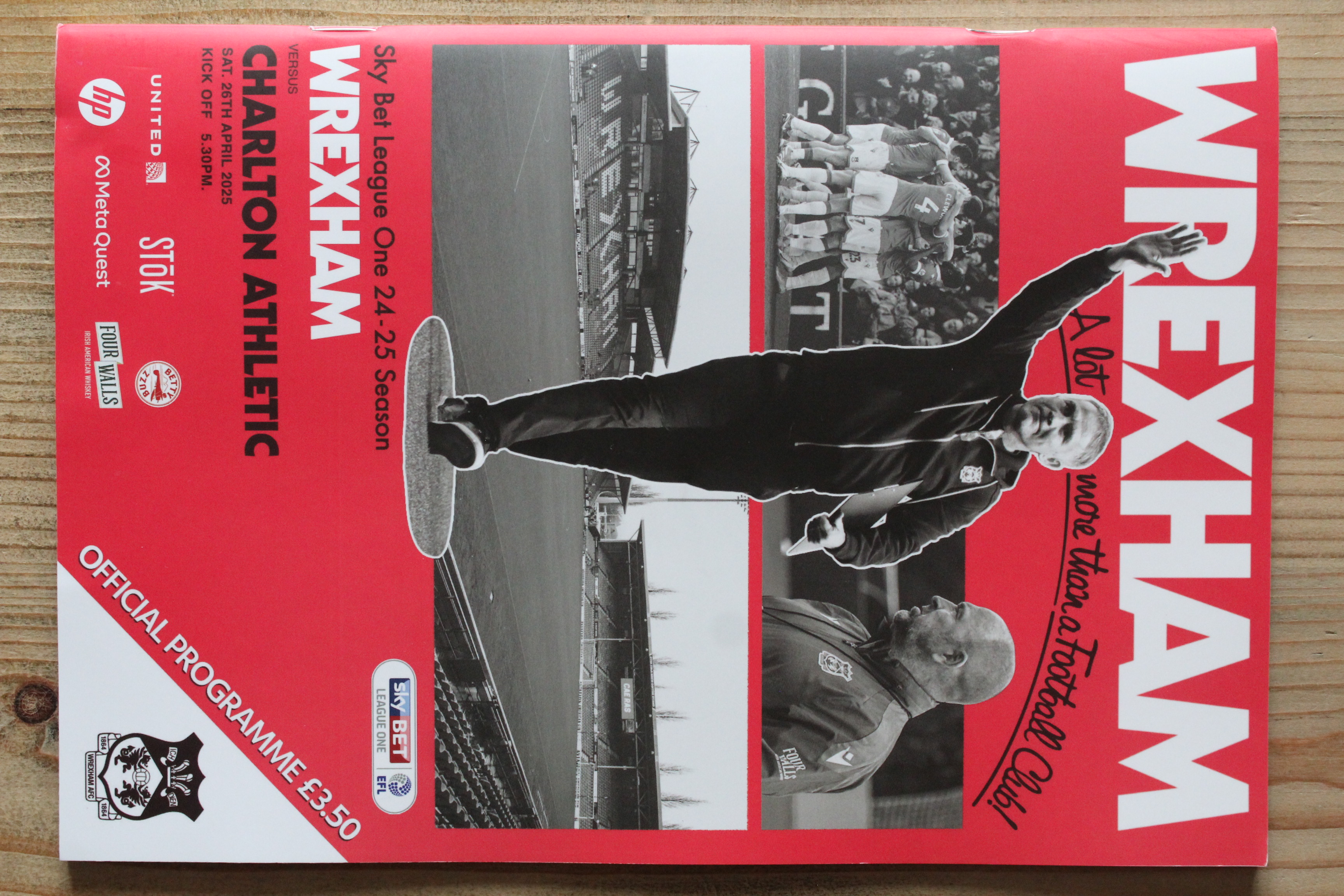 Wrexham FC v Charlton Athletic FC