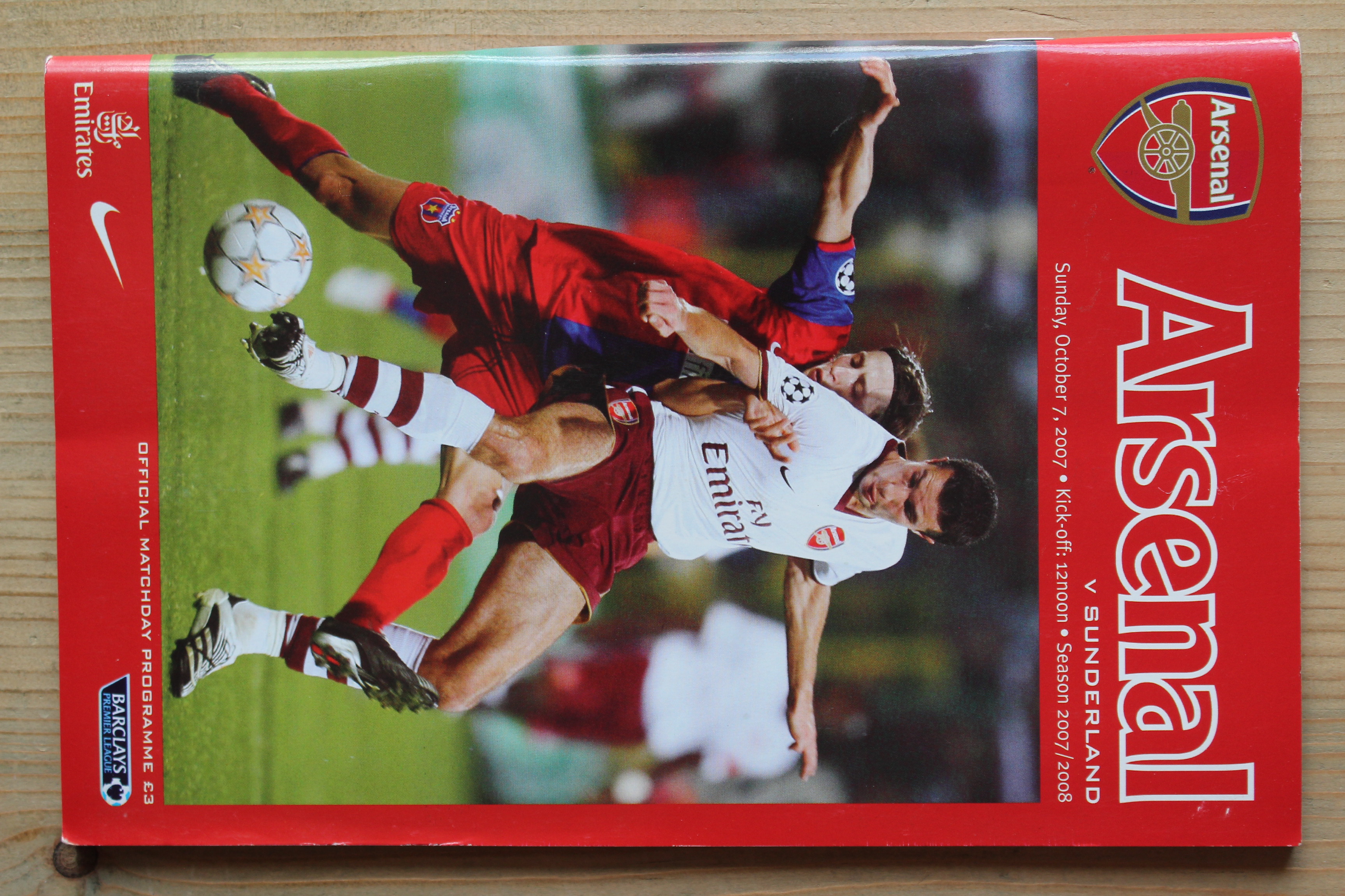 Arsenal FC v Sunderland FC