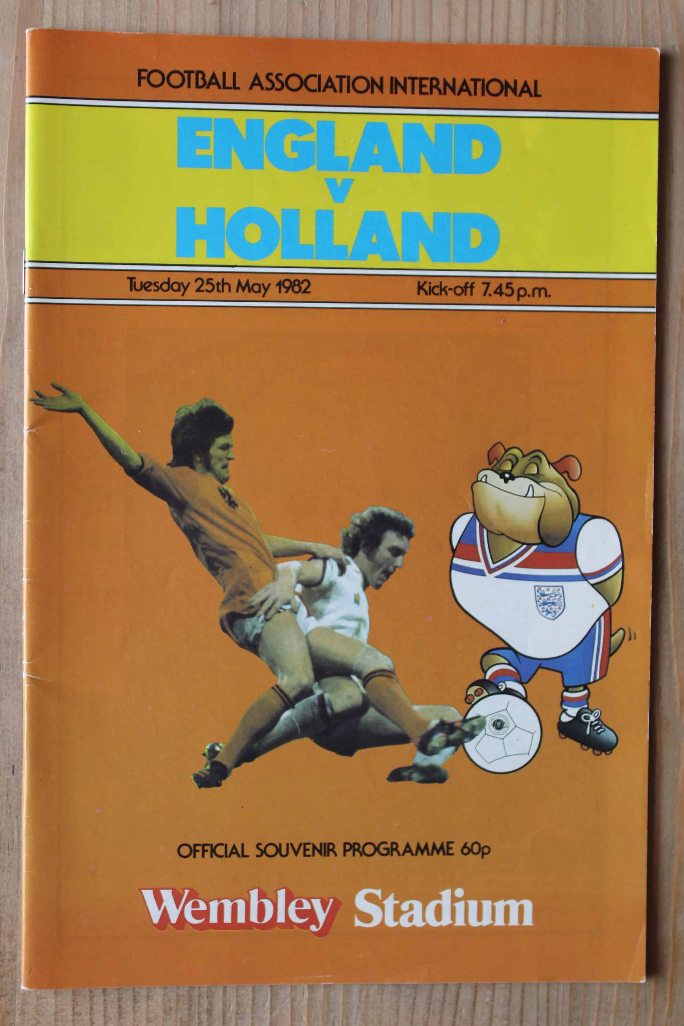 England v Holland (Netherlands)