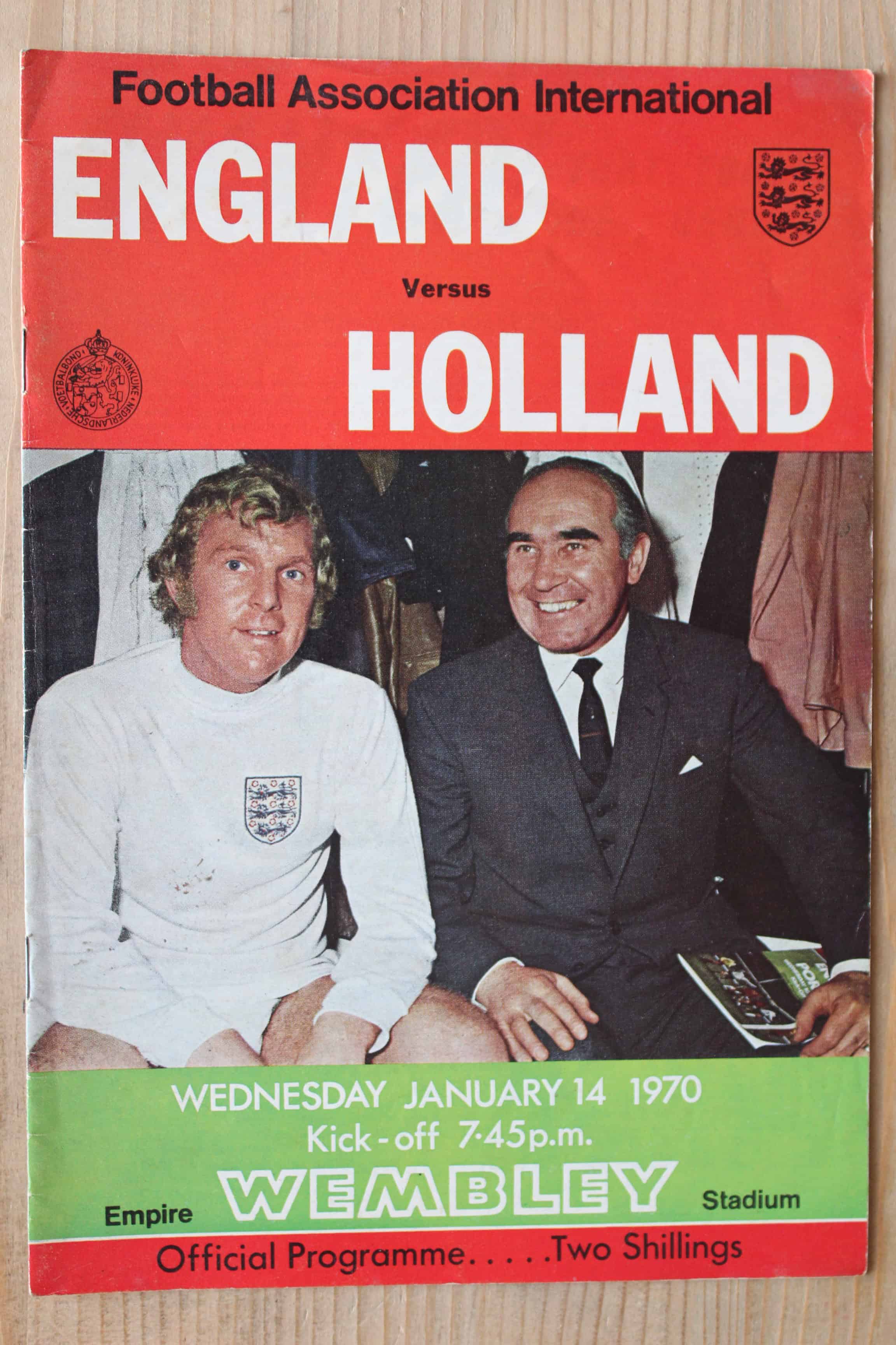 England v Holland (Netherlands)