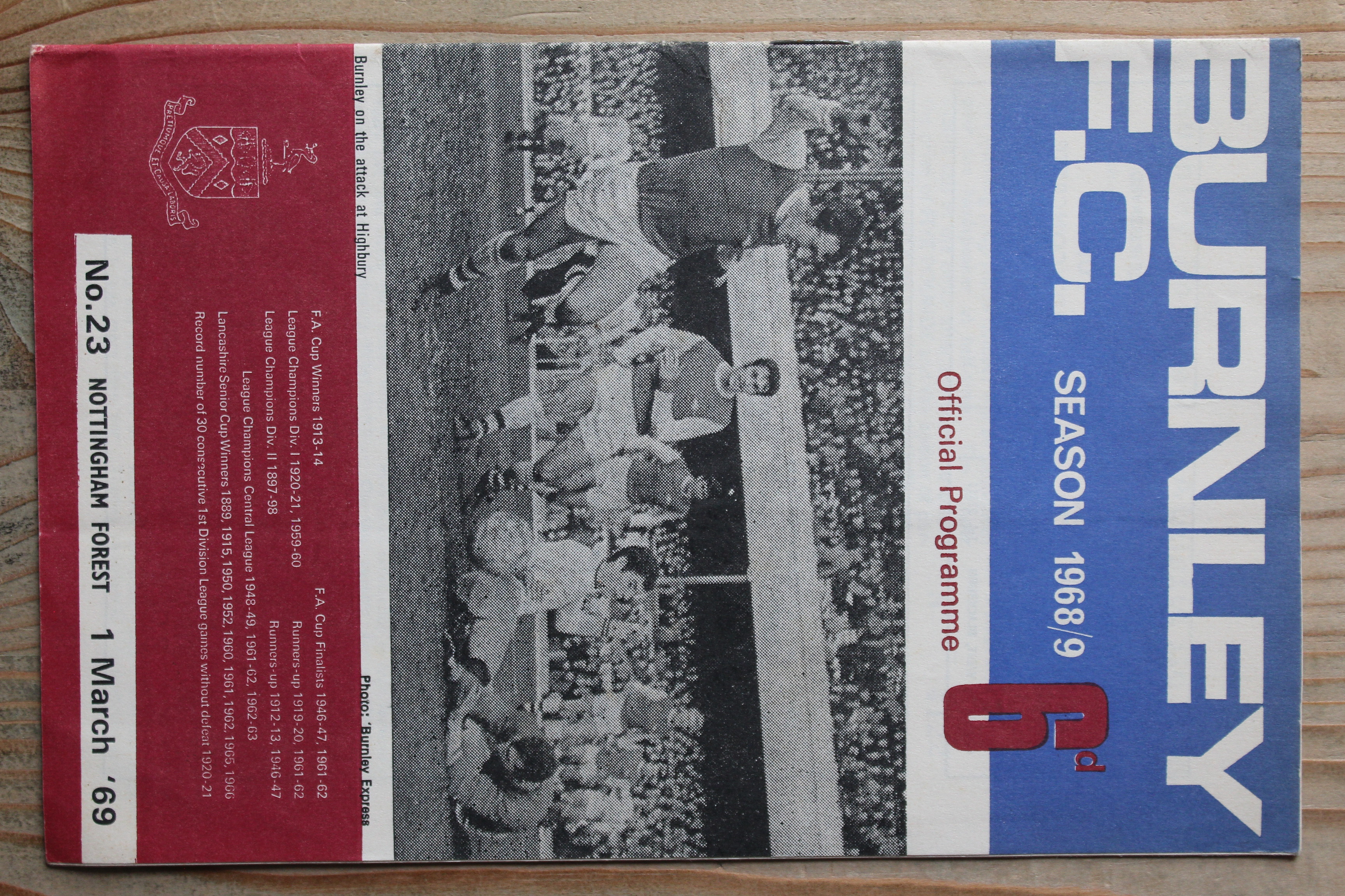Burnley FC v Nottingham Forest FC