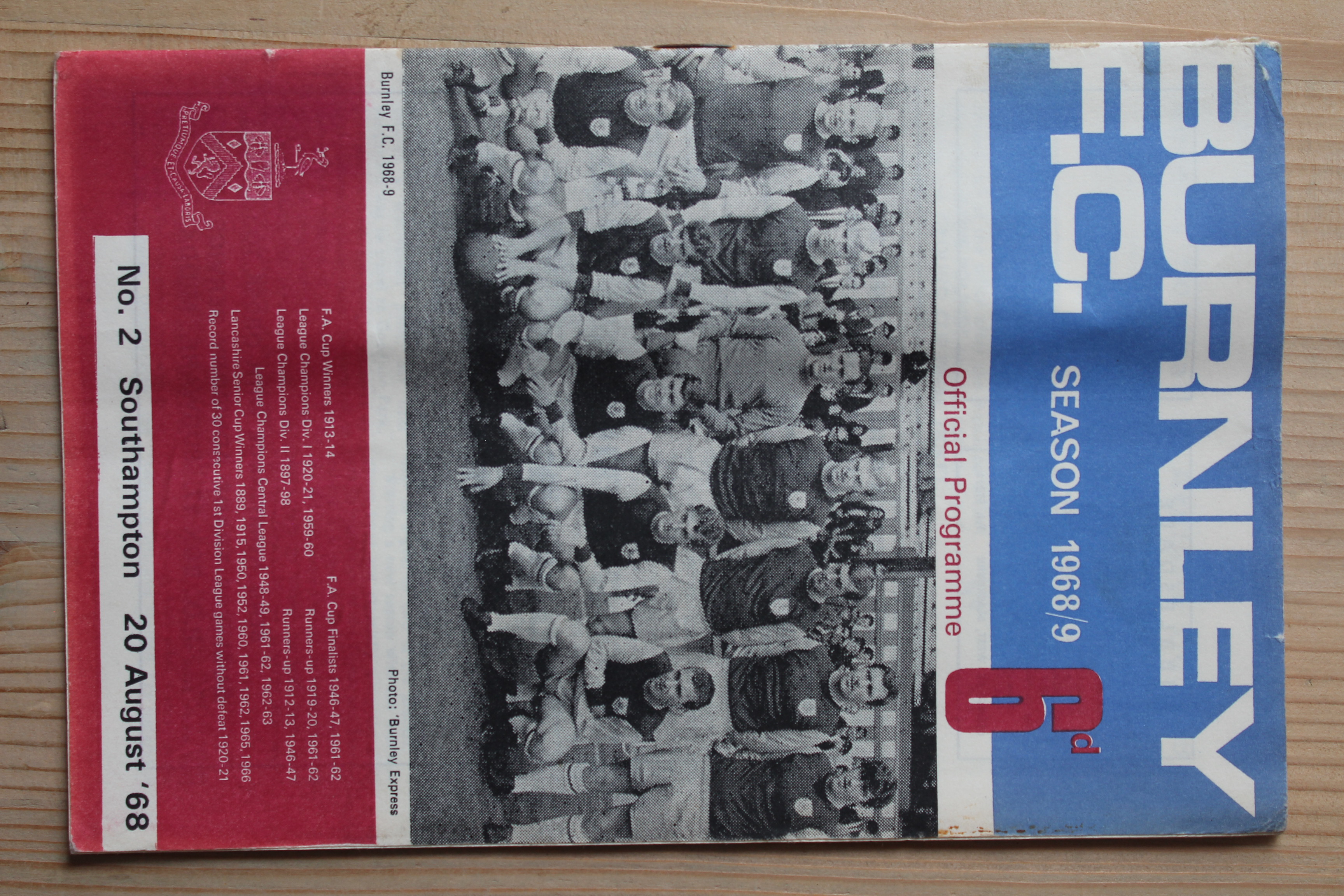 Burnley FC v Southampton FC