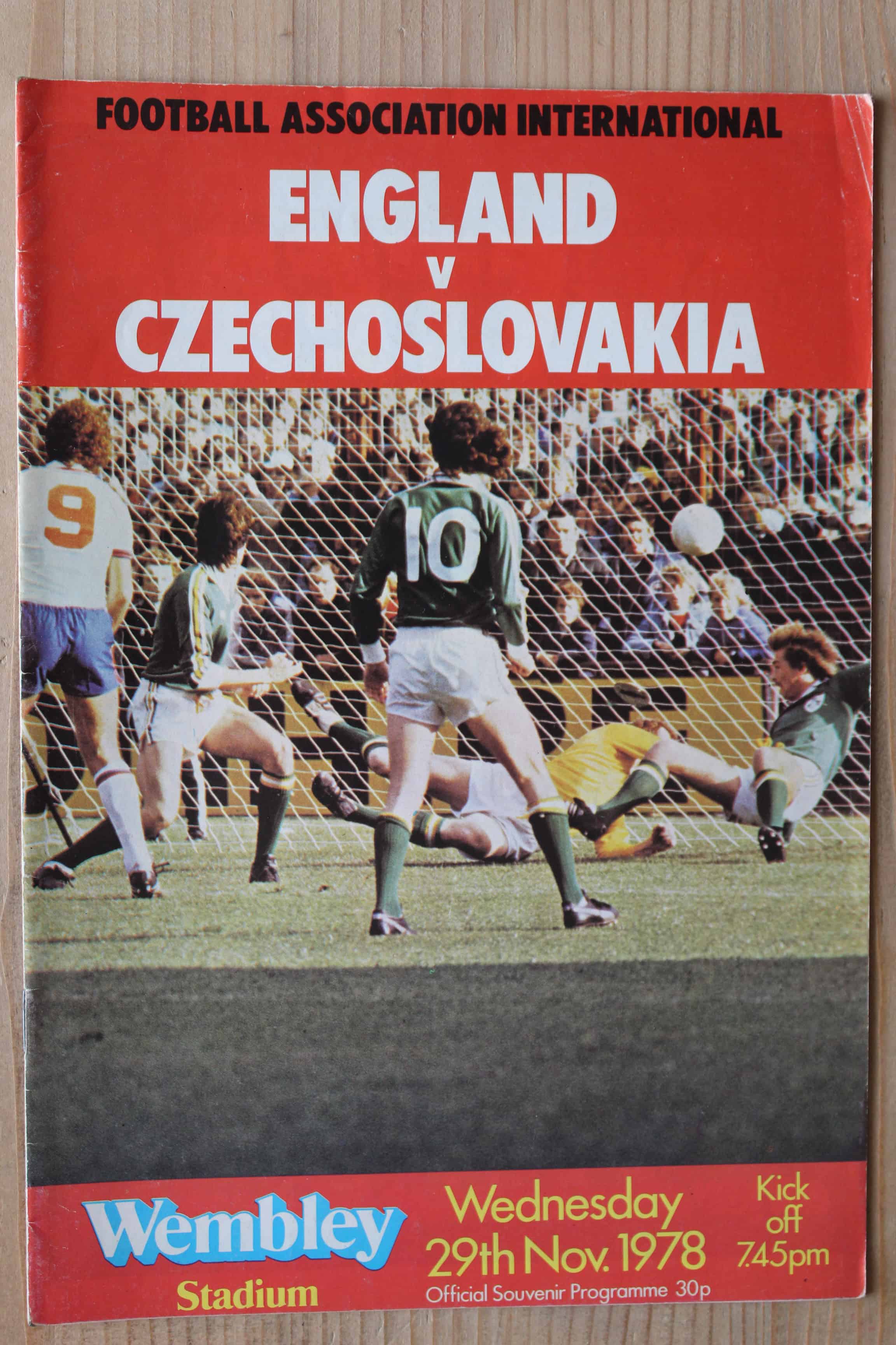 England v Czechoslovakia