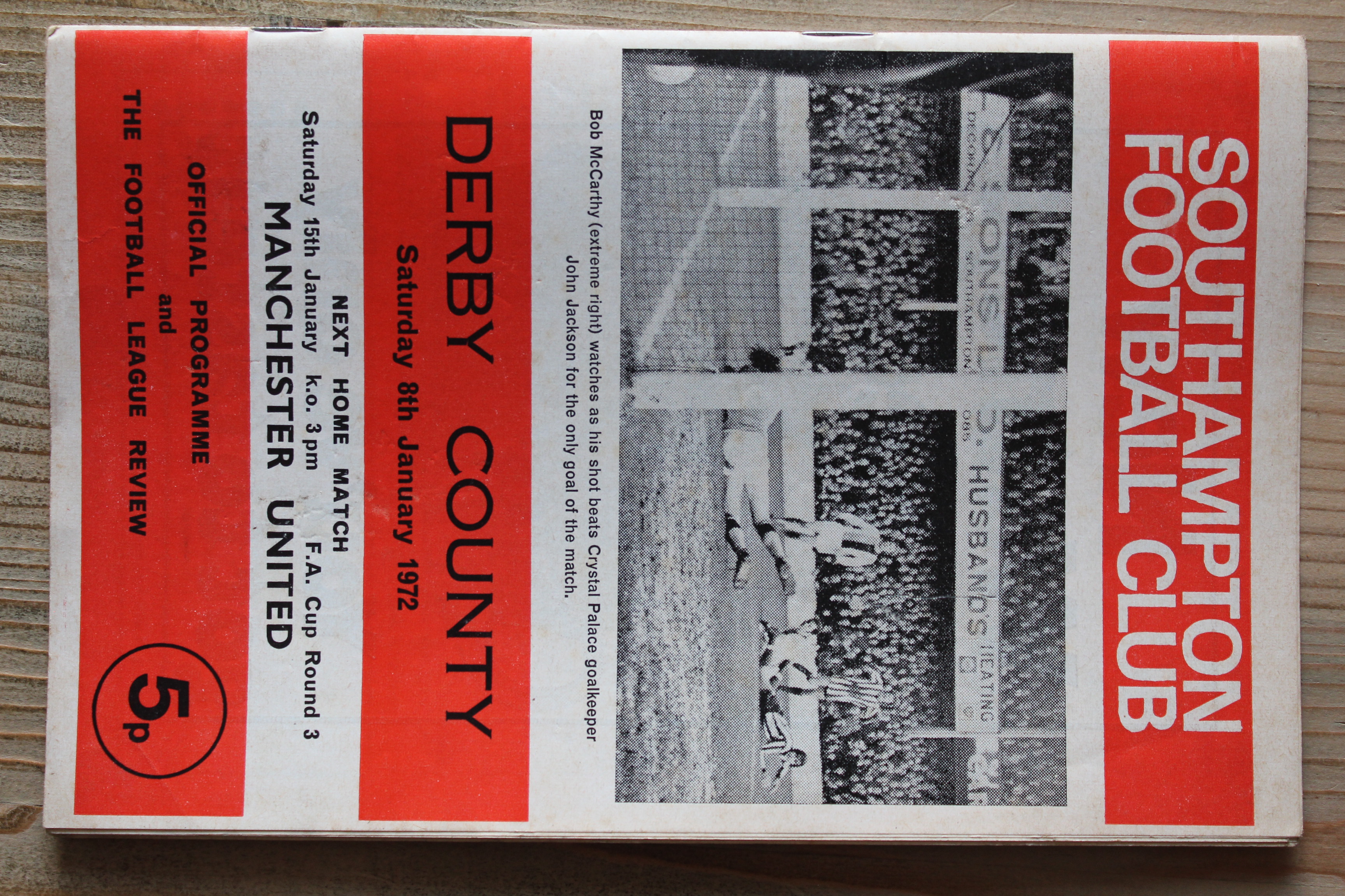 Southampton FC v Derby County FC