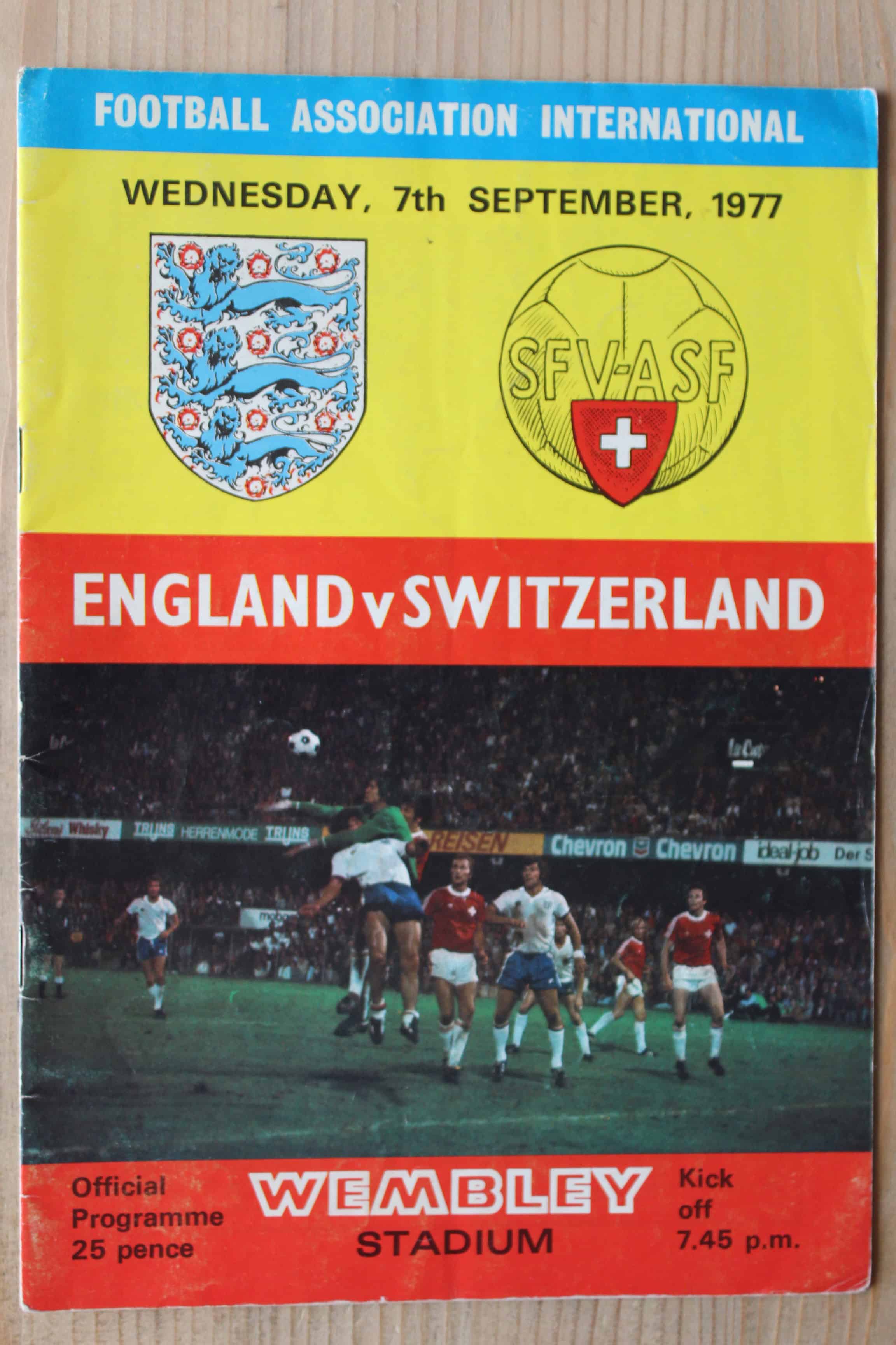 England v Switzerland