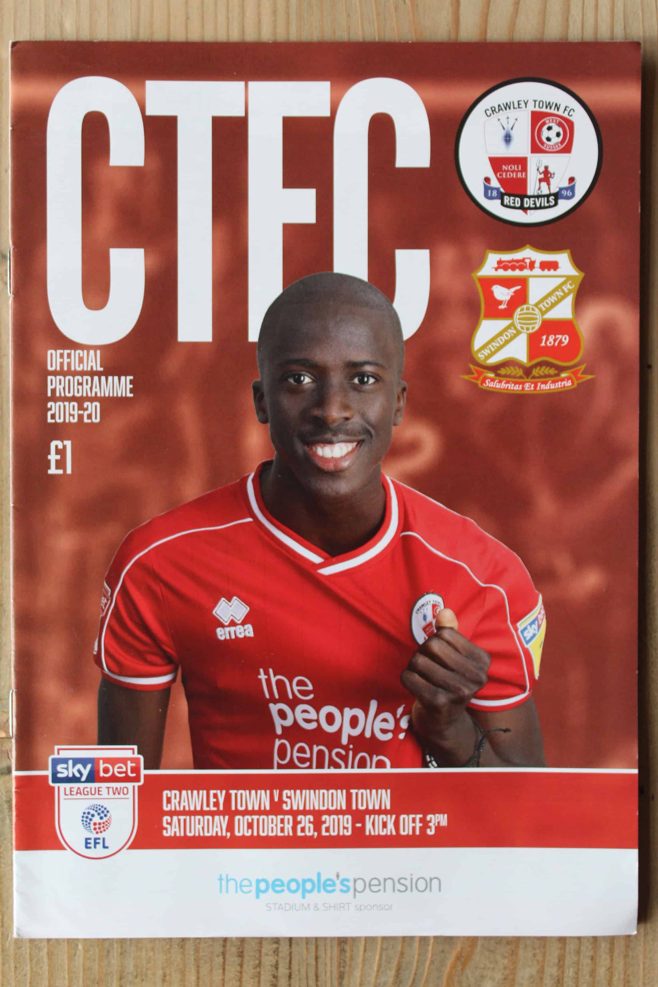 Crawley Town FC v Swindon Town FC