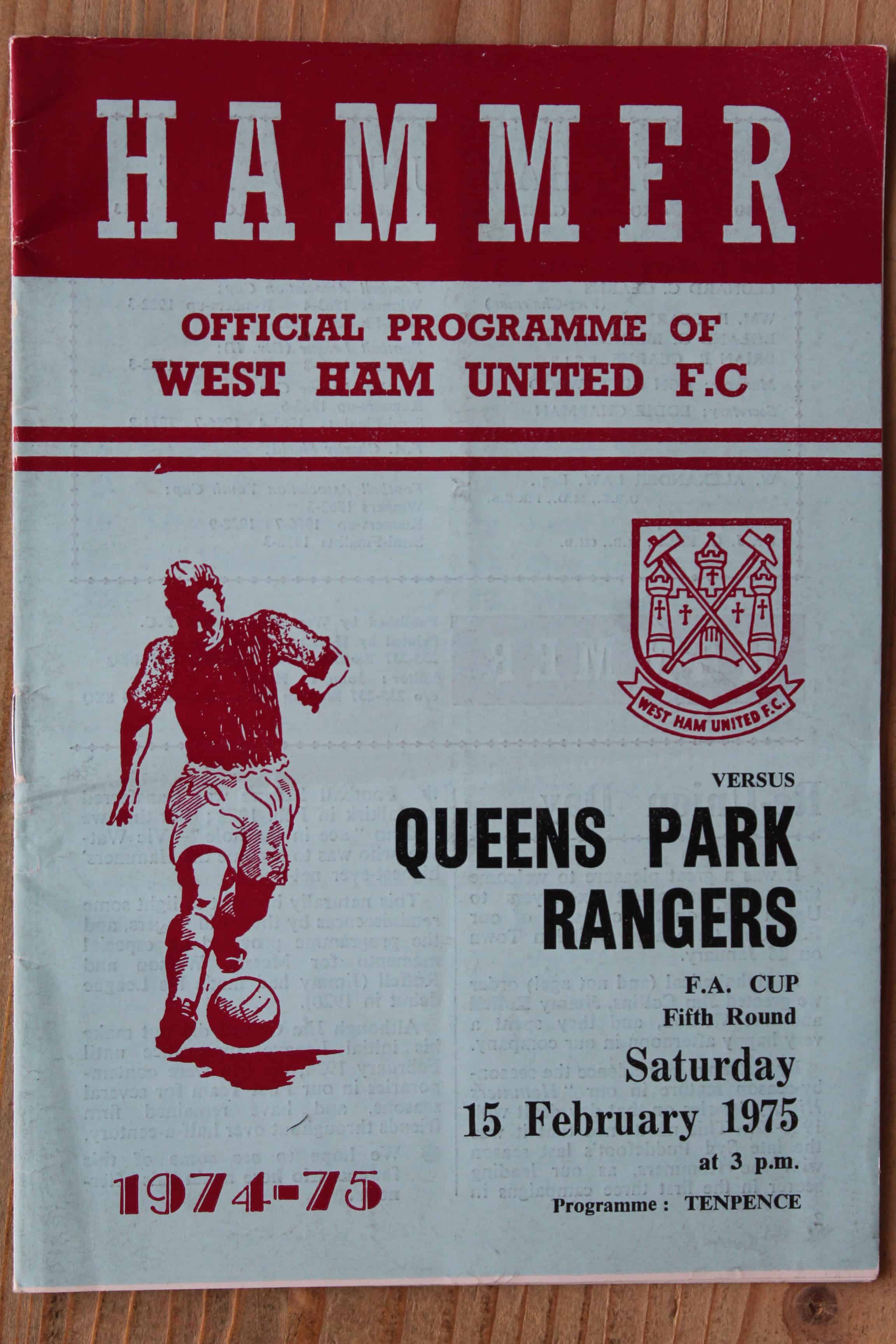 West Ham United FC v Queens Park Rangers FC