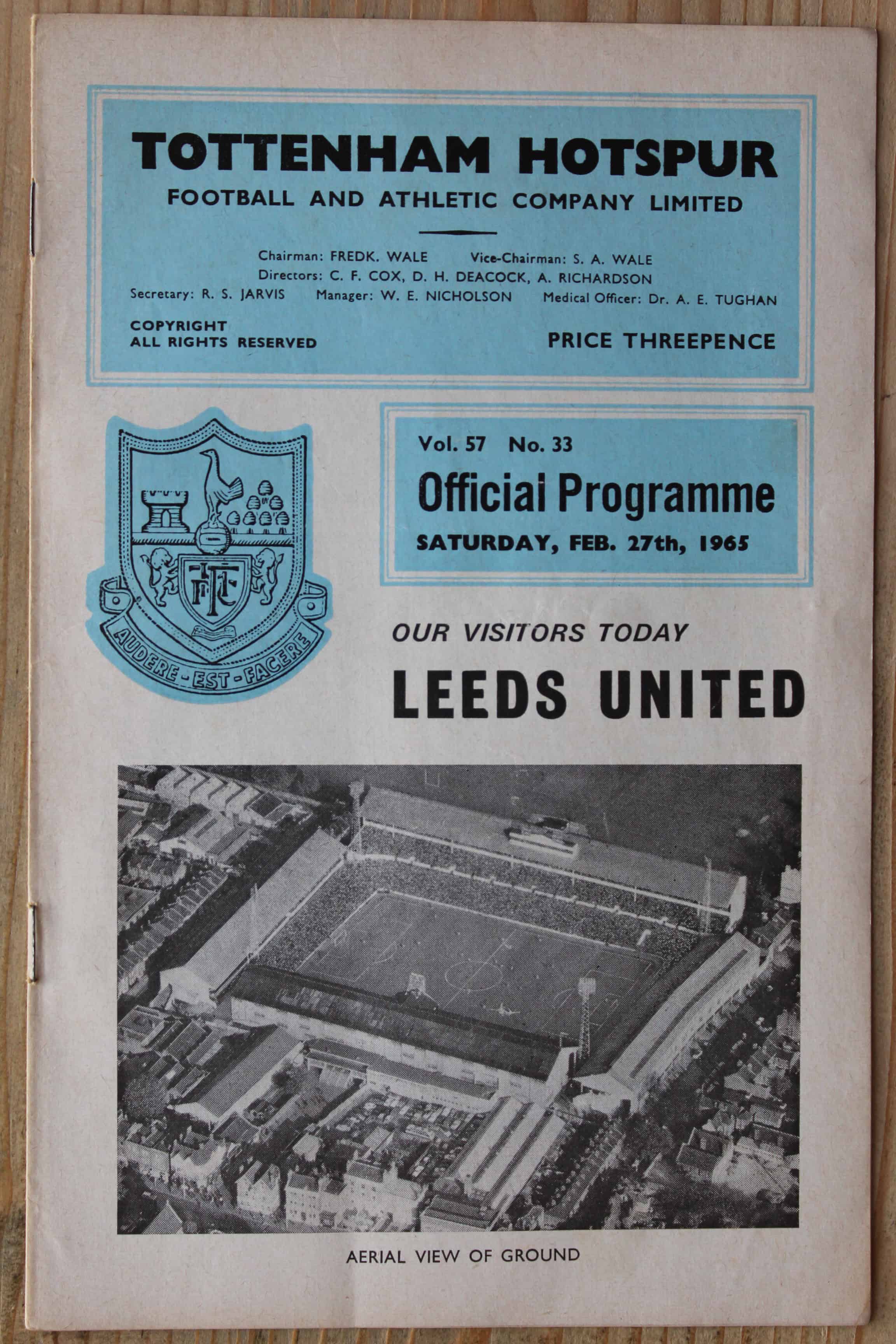 Tottenham Hotspur FC v Leeds United FC