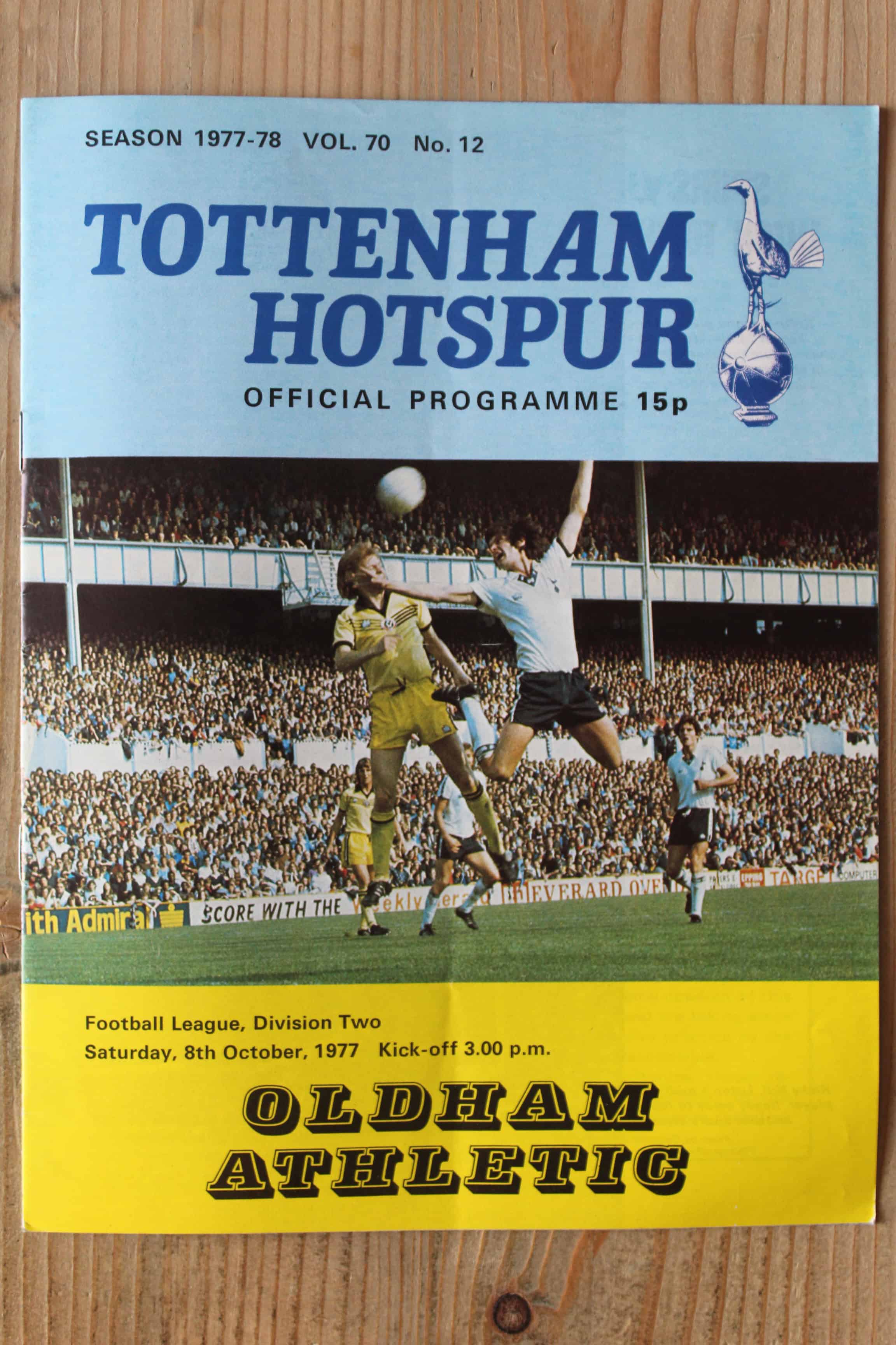 Tottenham Hotspur FC v Oldham Athletic FC