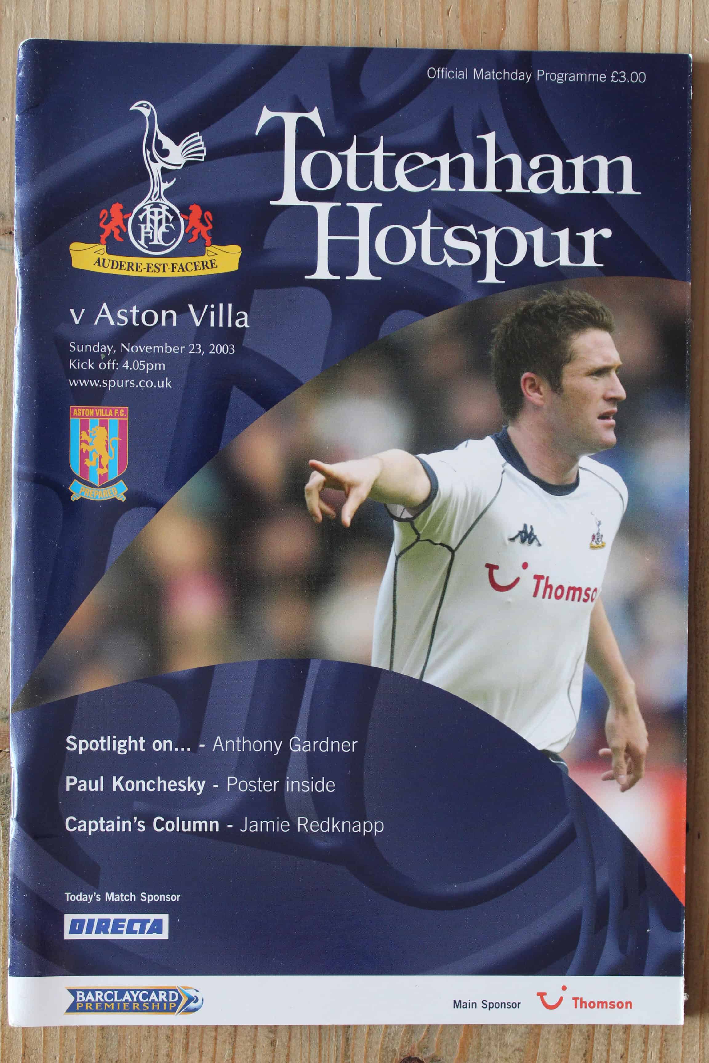 Tottenham Hotspur FC v Aston Villa FC