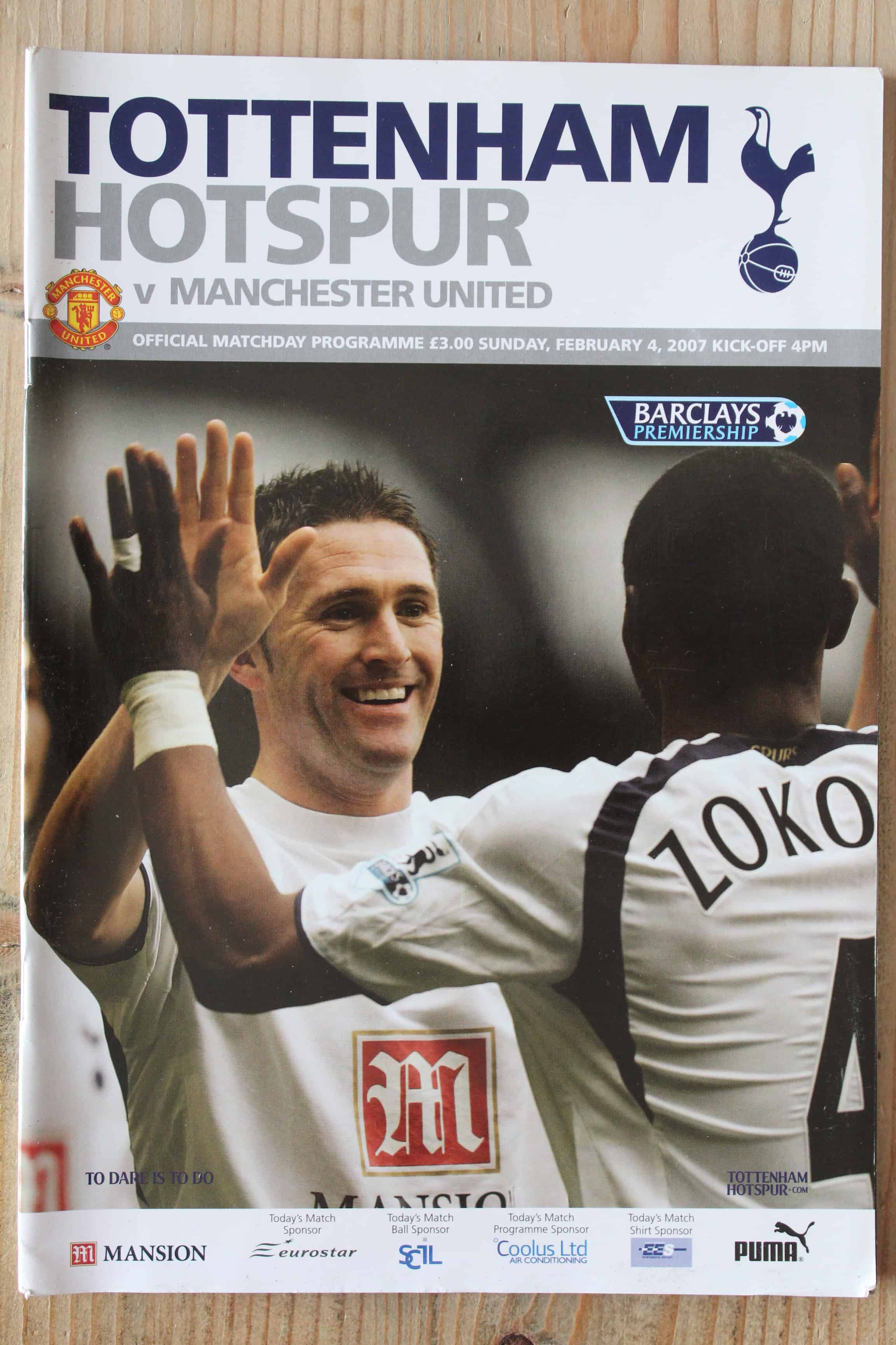 Tottenham Hotspur FC v Manchester United FC