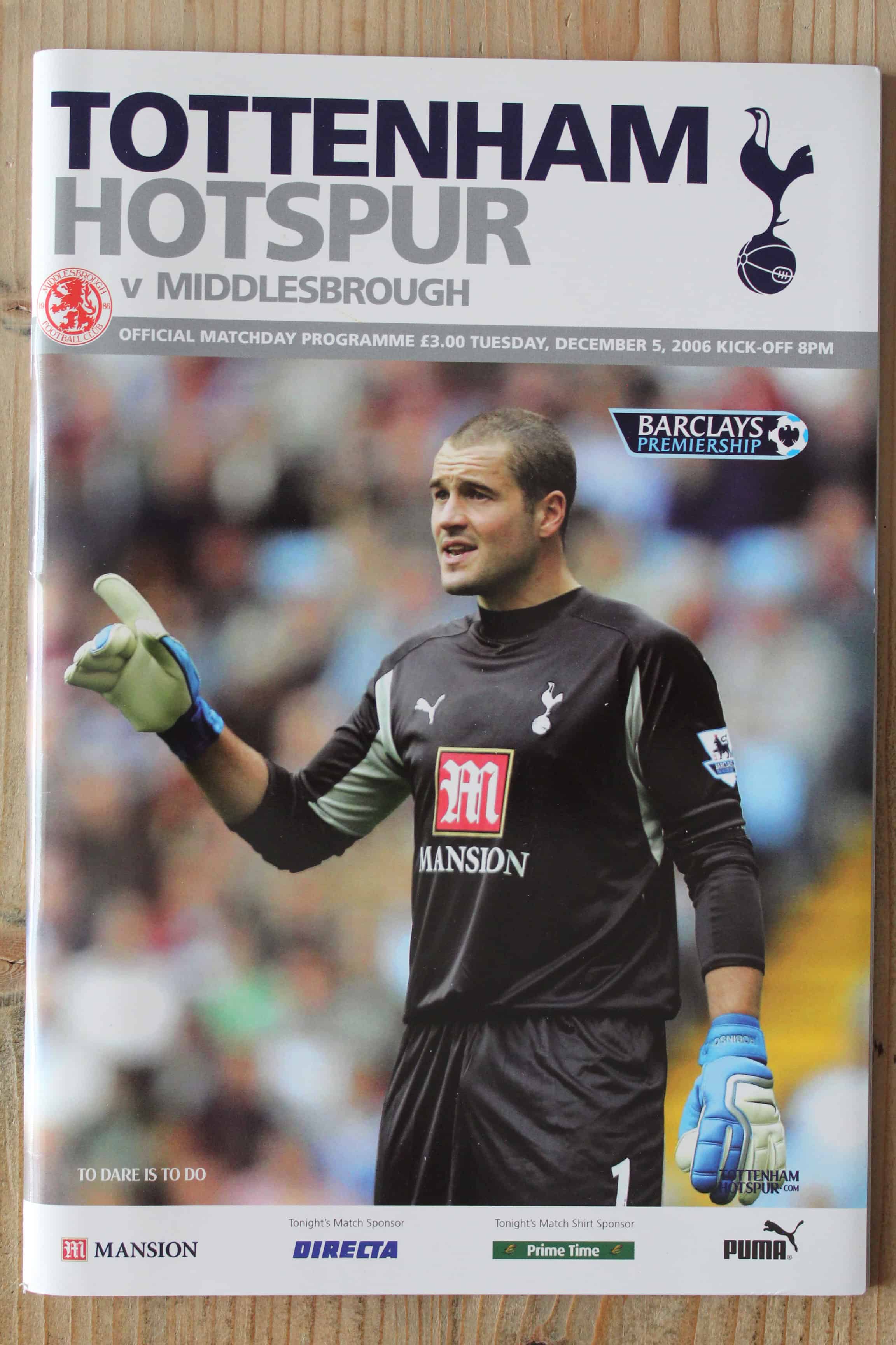 Tottenham Hotspur FC v Middlesbrough FC