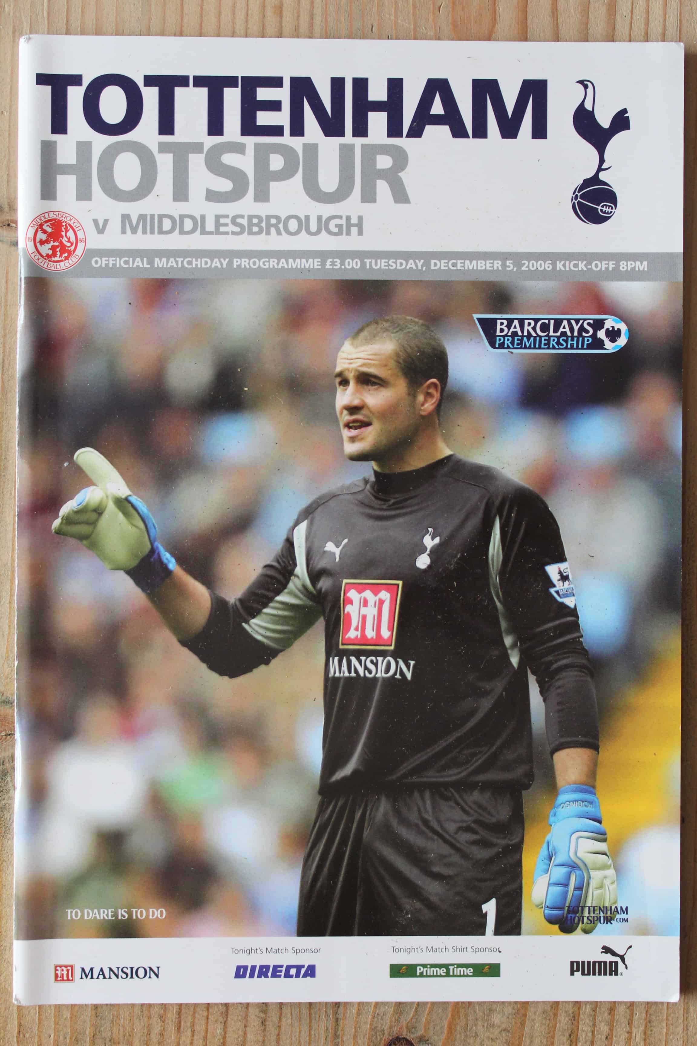 Tottenham Hotspur FC v Middlesbrough FC