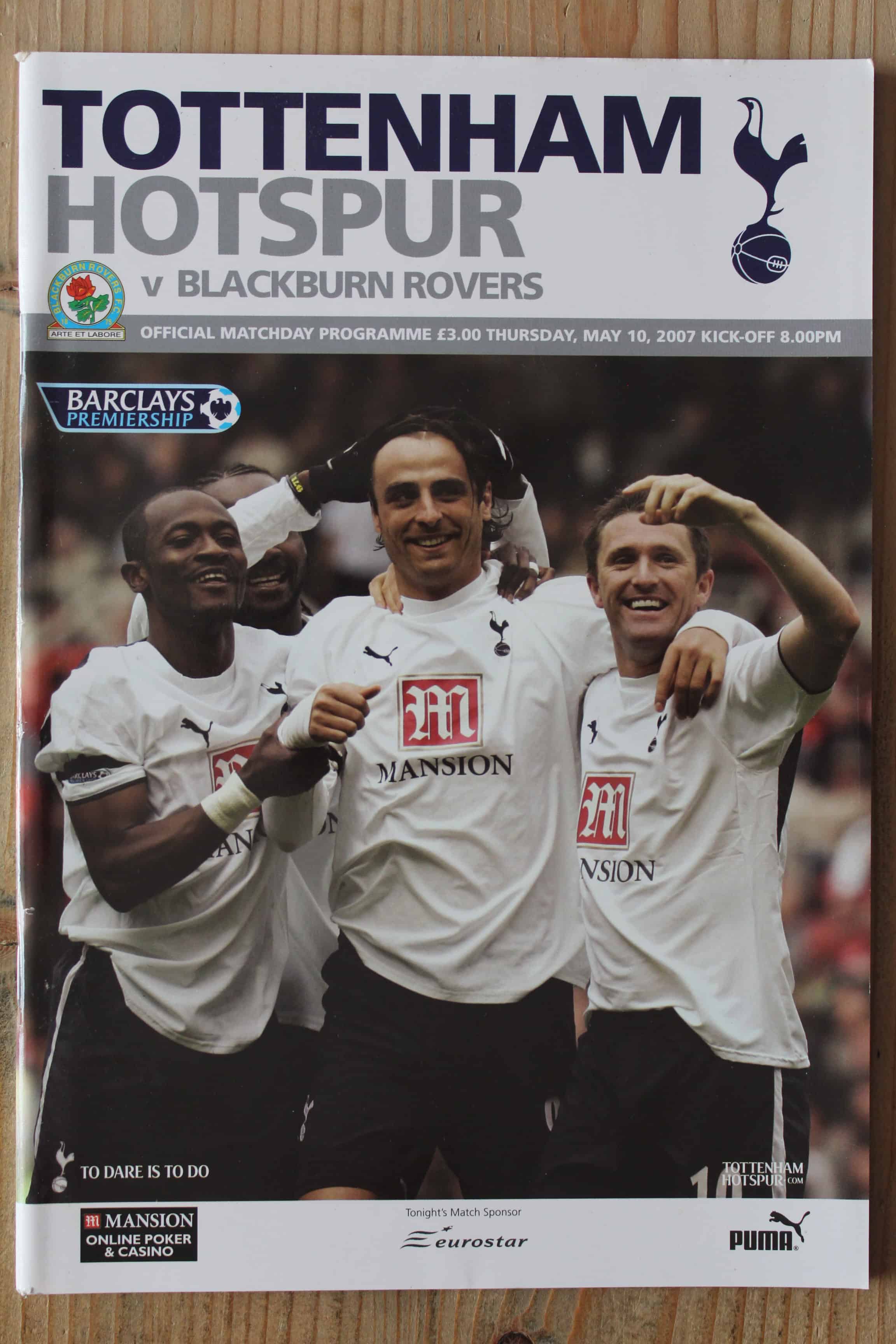 Tottenham Hotspur FC v Blackburn Rovers FC