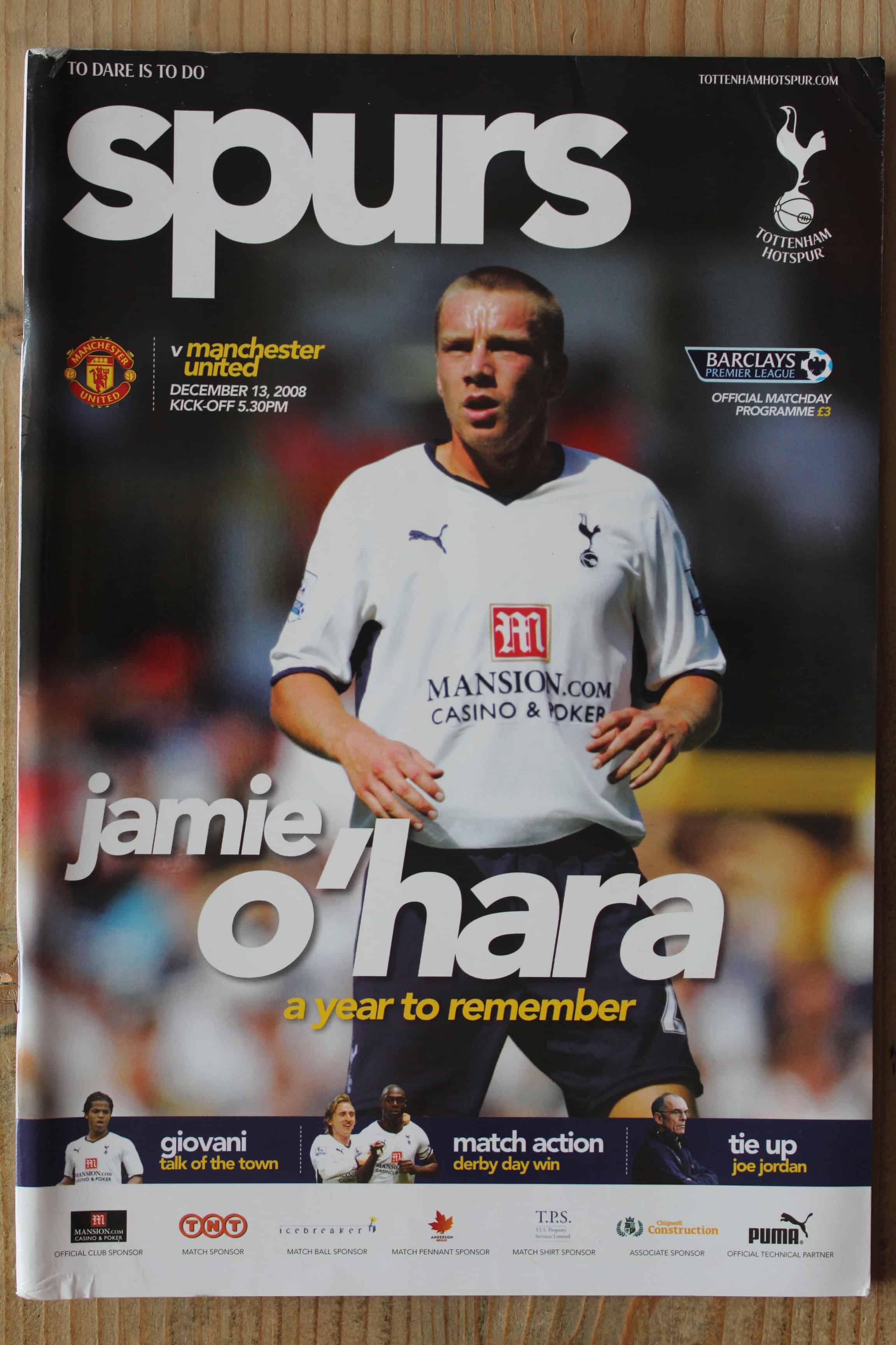 Tottenham Hotspur FC v Manchester United FC