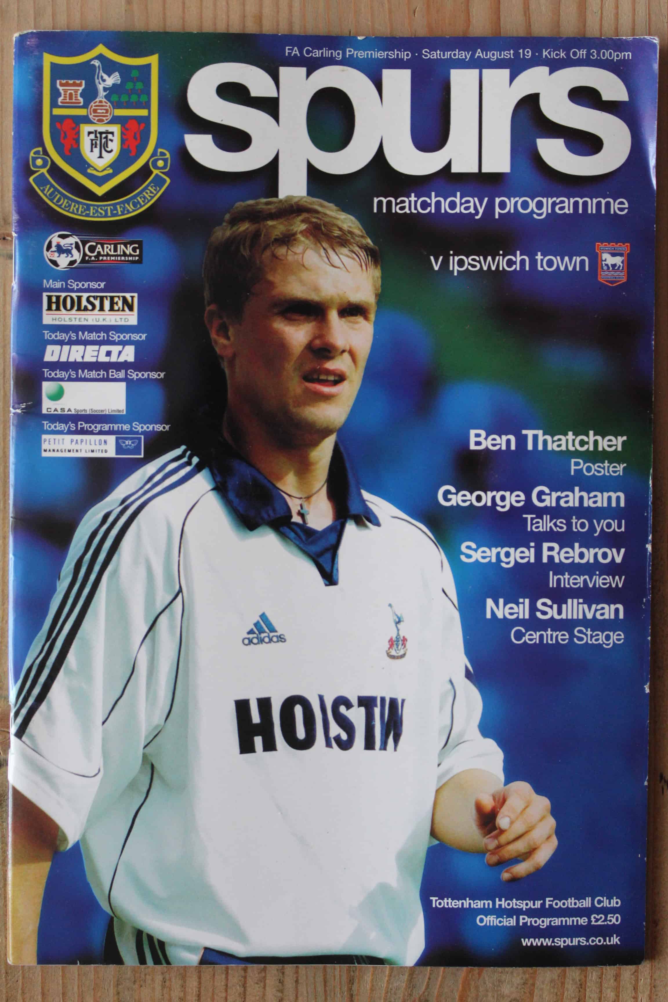 Tottenham Hotspur FC v Ipswich Town FC