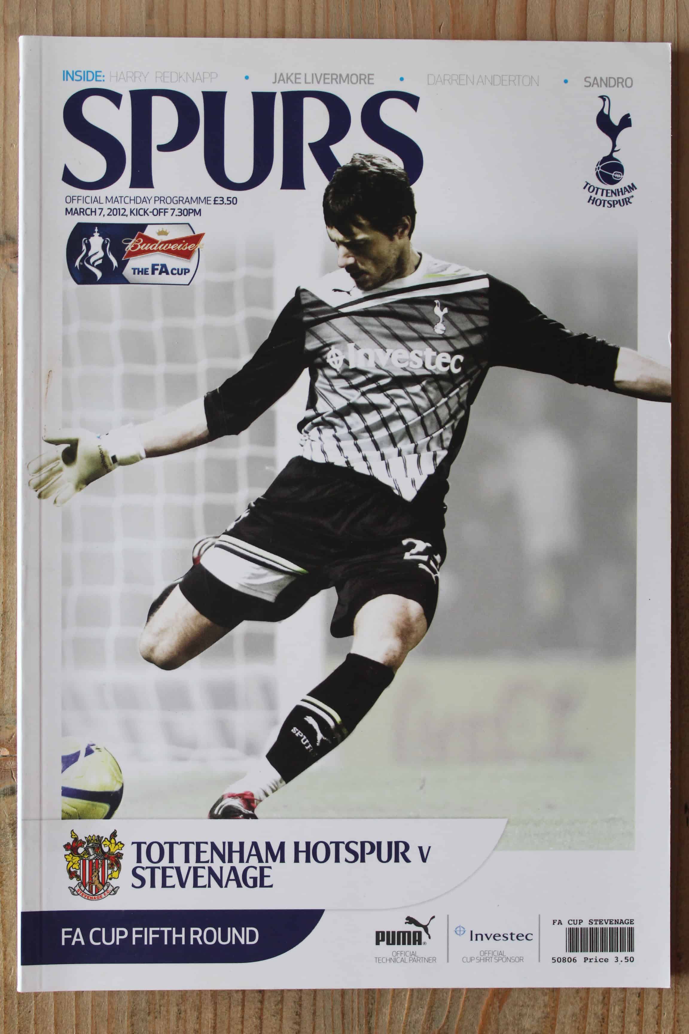 Tottenham Hotspur FC v Stevenage Borough FC