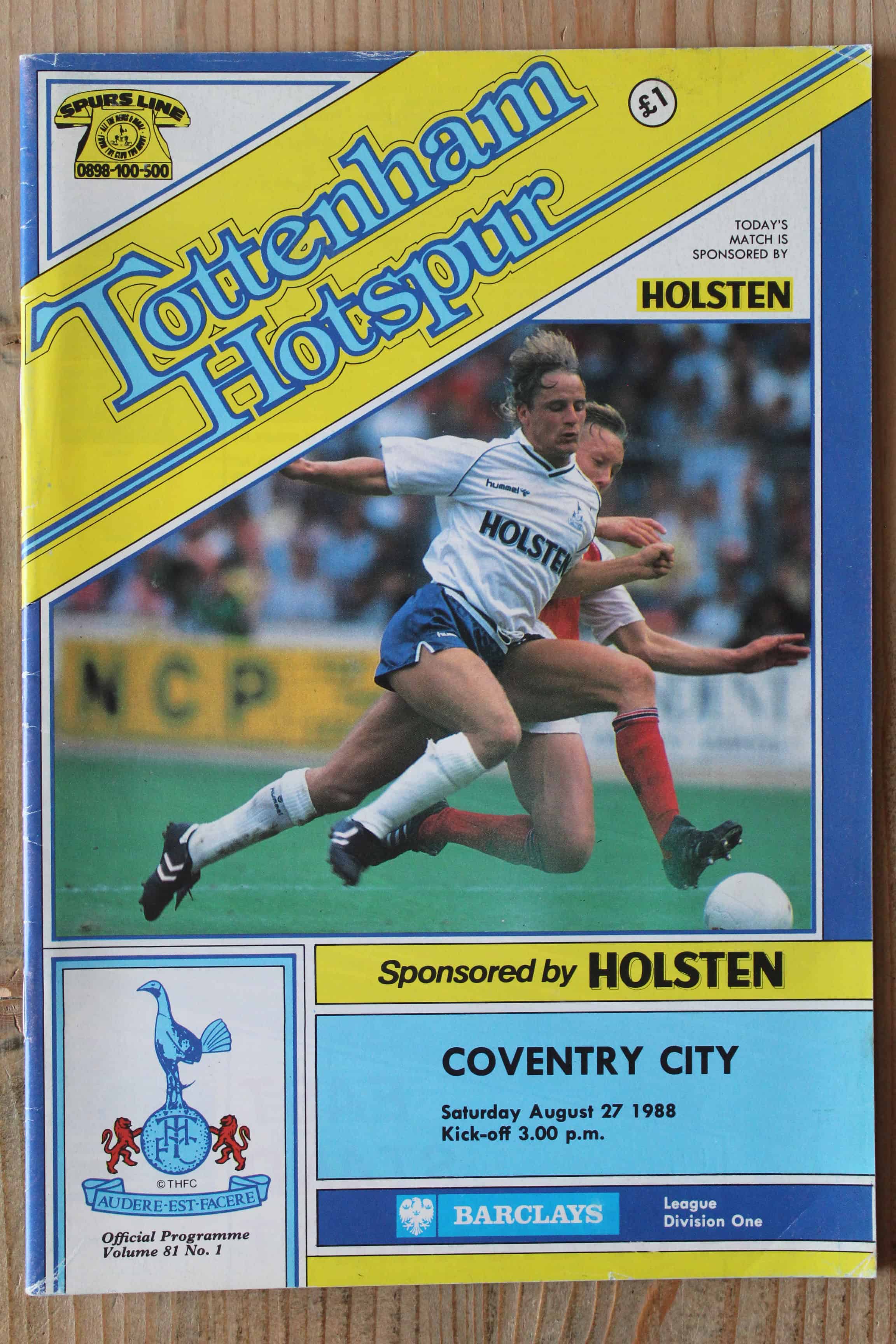 Tottenham Hotspur FC v Coventry City FC