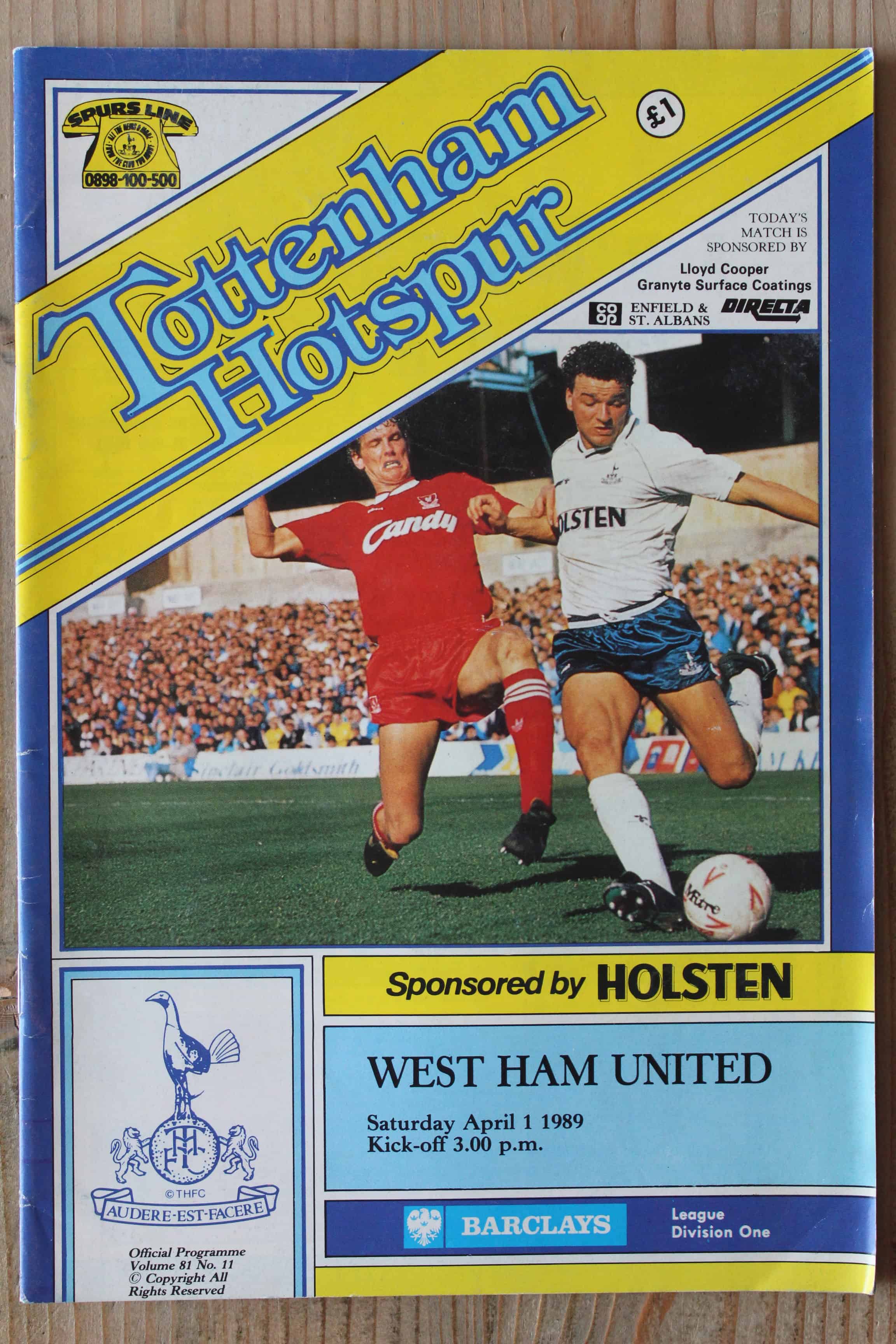 Tottenham Hotspur FC v West Ham United FC