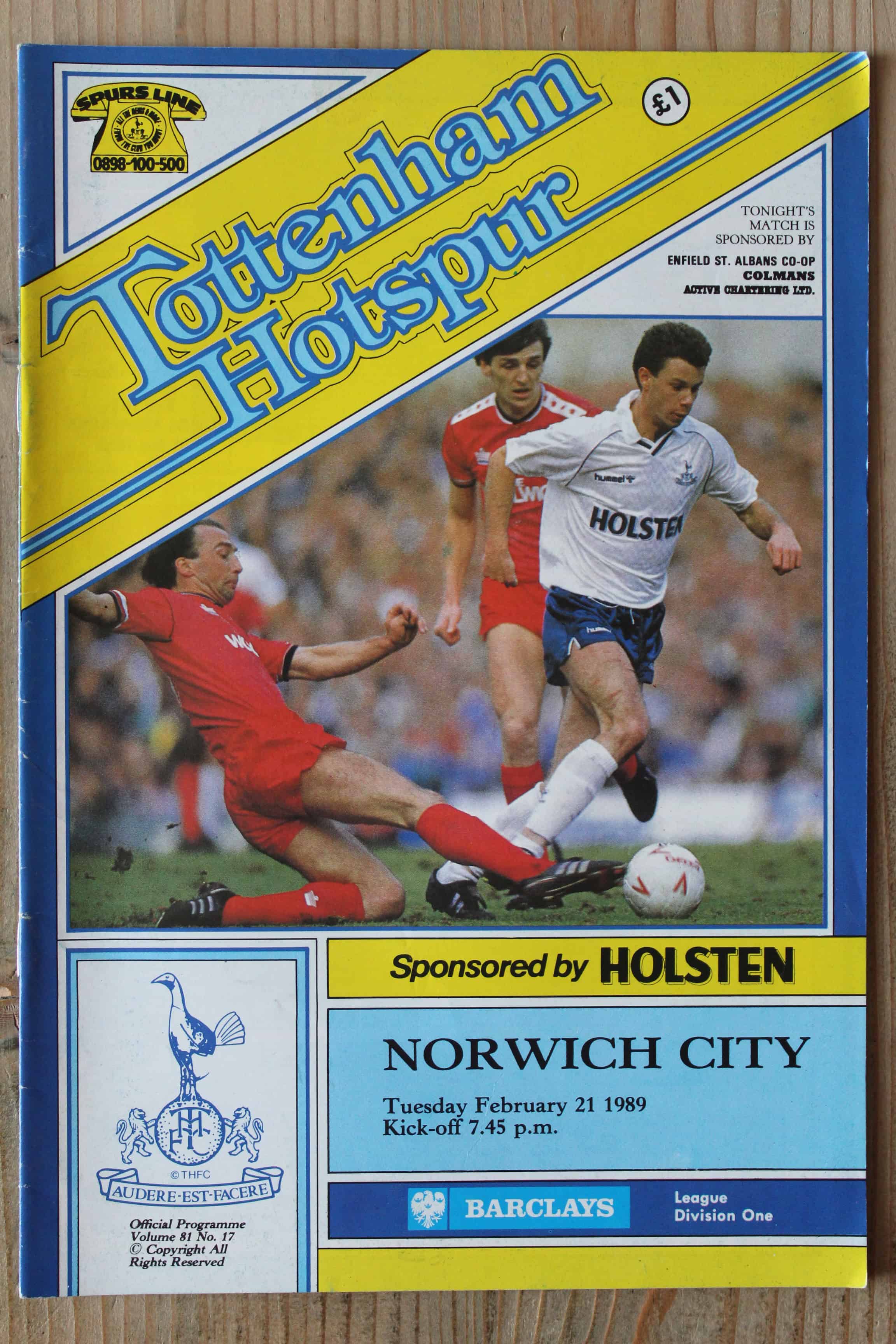 Tottenham Hotspur FC v Norwich City FC