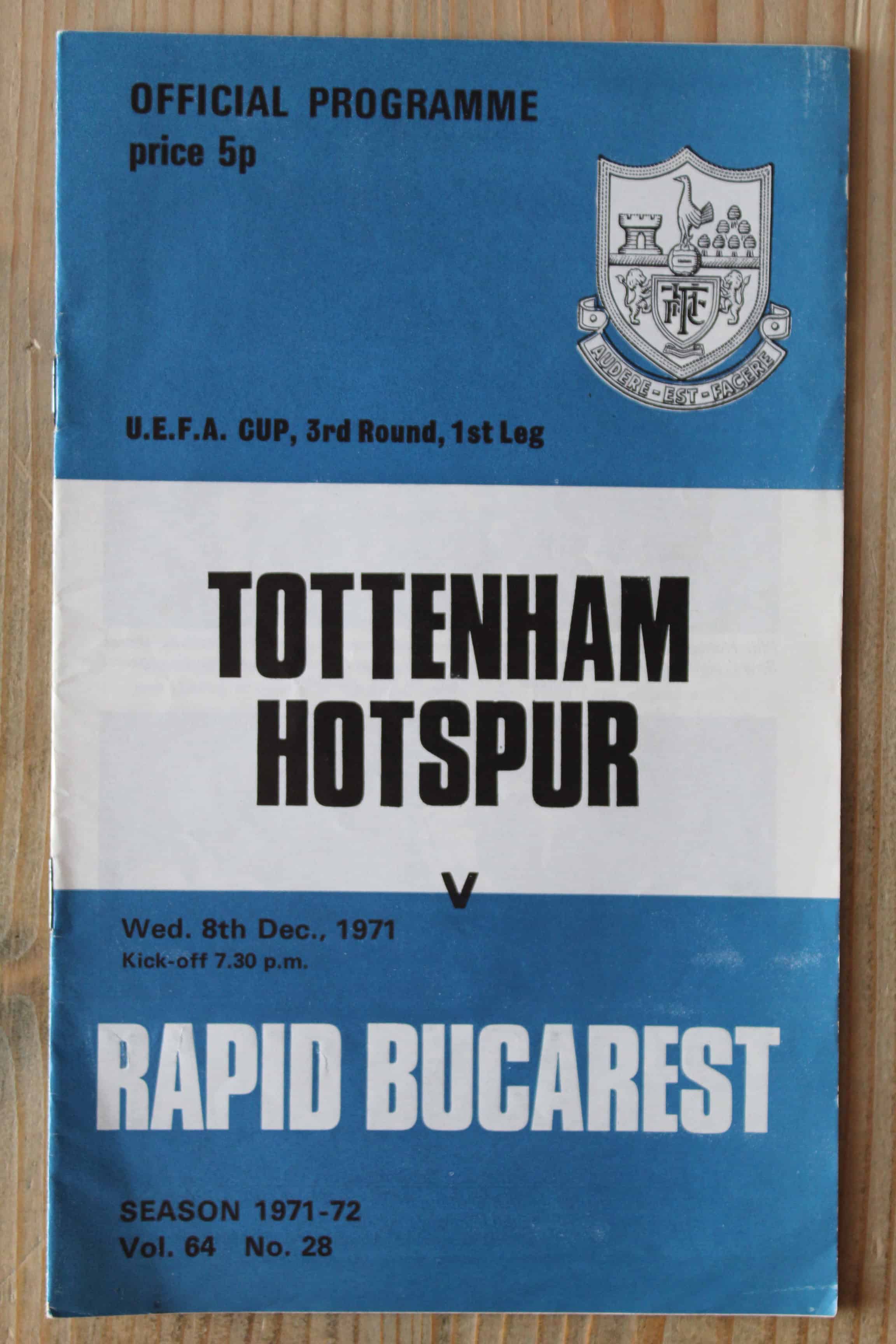 Tottenham Hotspur FC v Rapid Bucharest