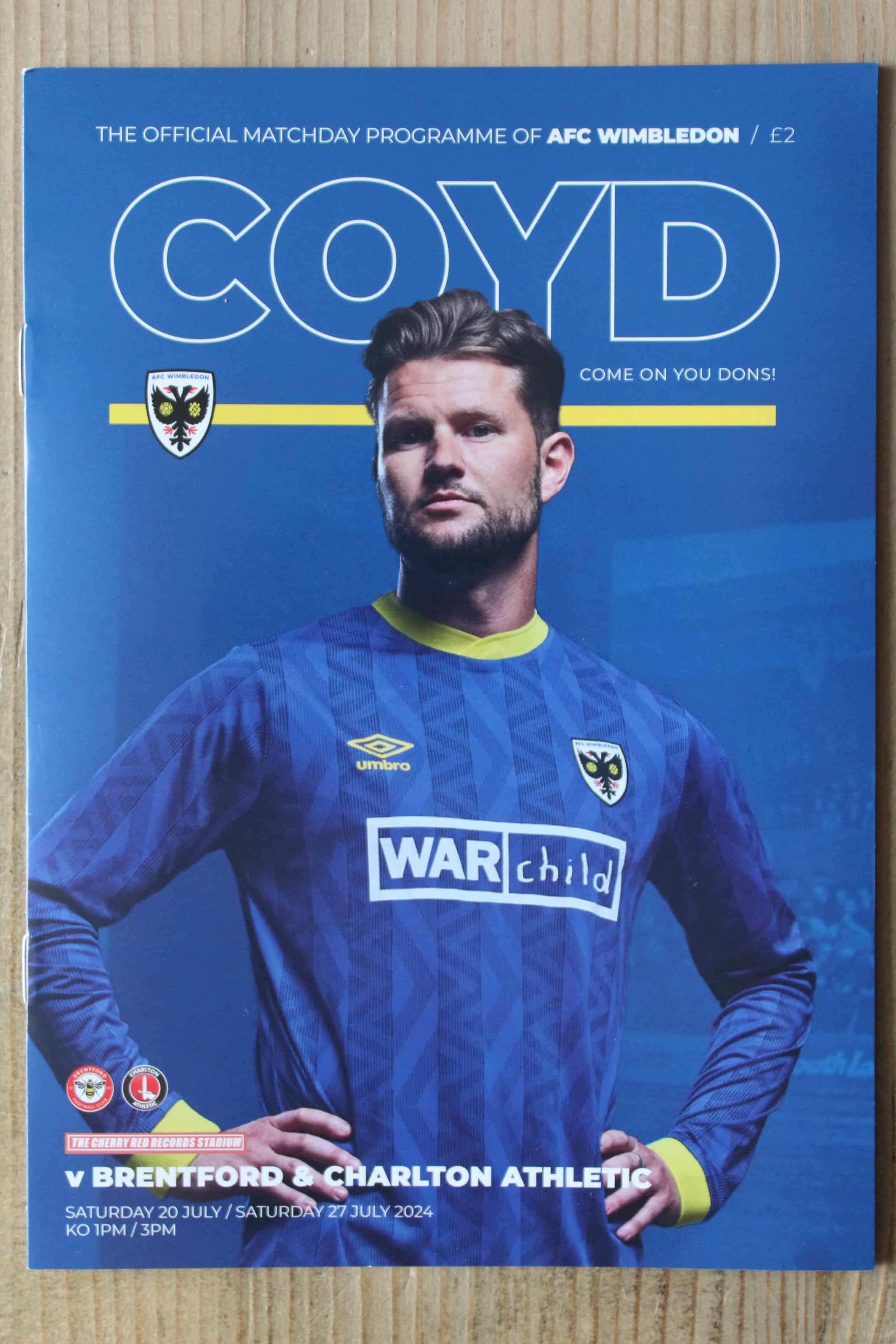 AFC Wimbledon FC v Brentford FC