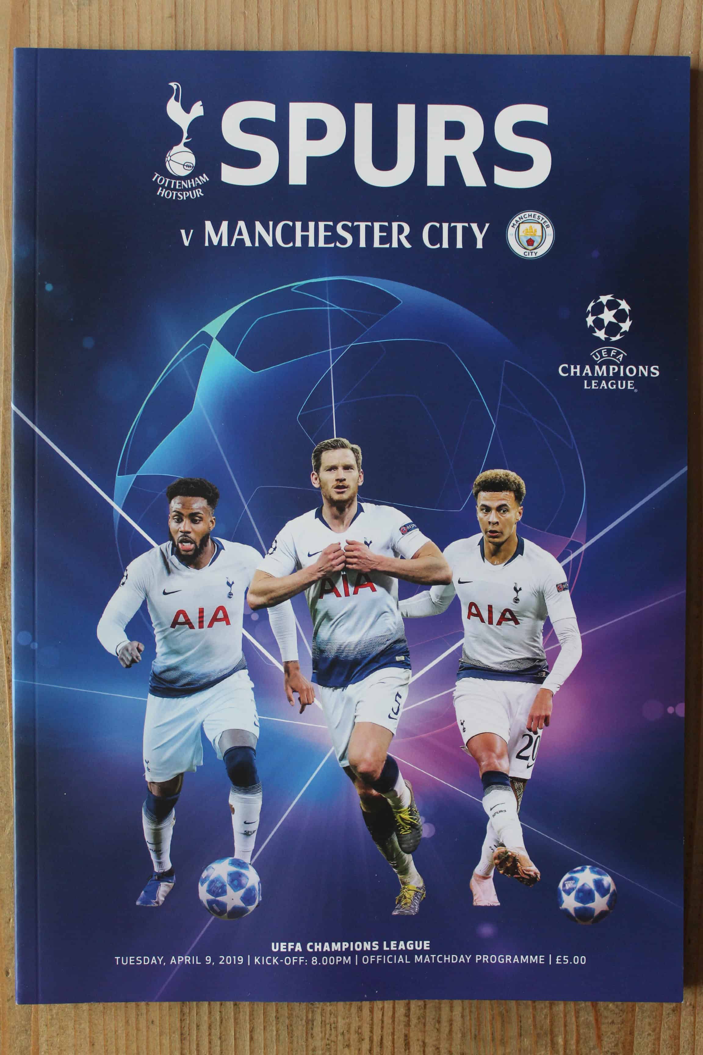 Tottenham Hotspur FC v Manchester City FC