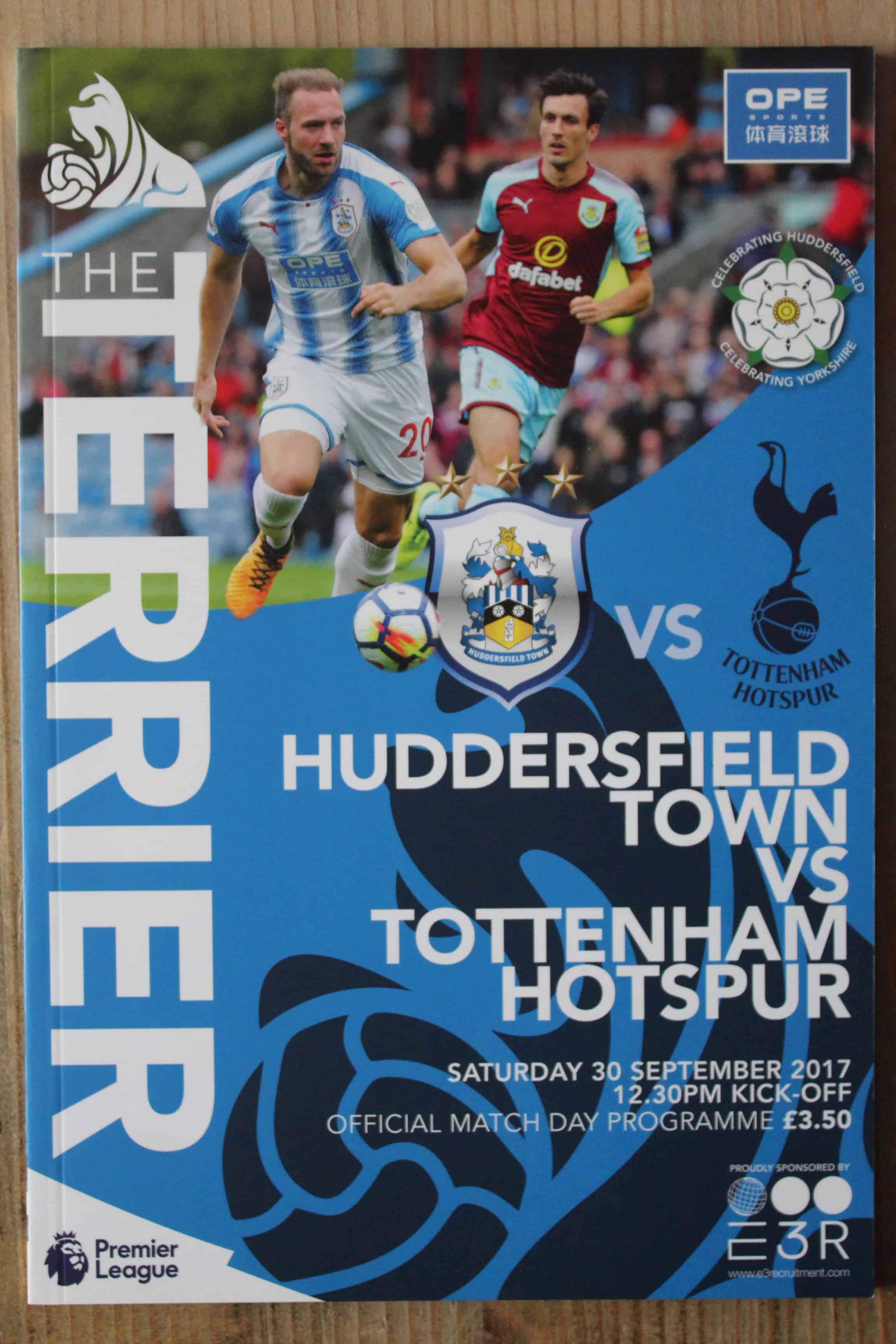 Huddersfield Town FC v Tottenham Hotspur FC