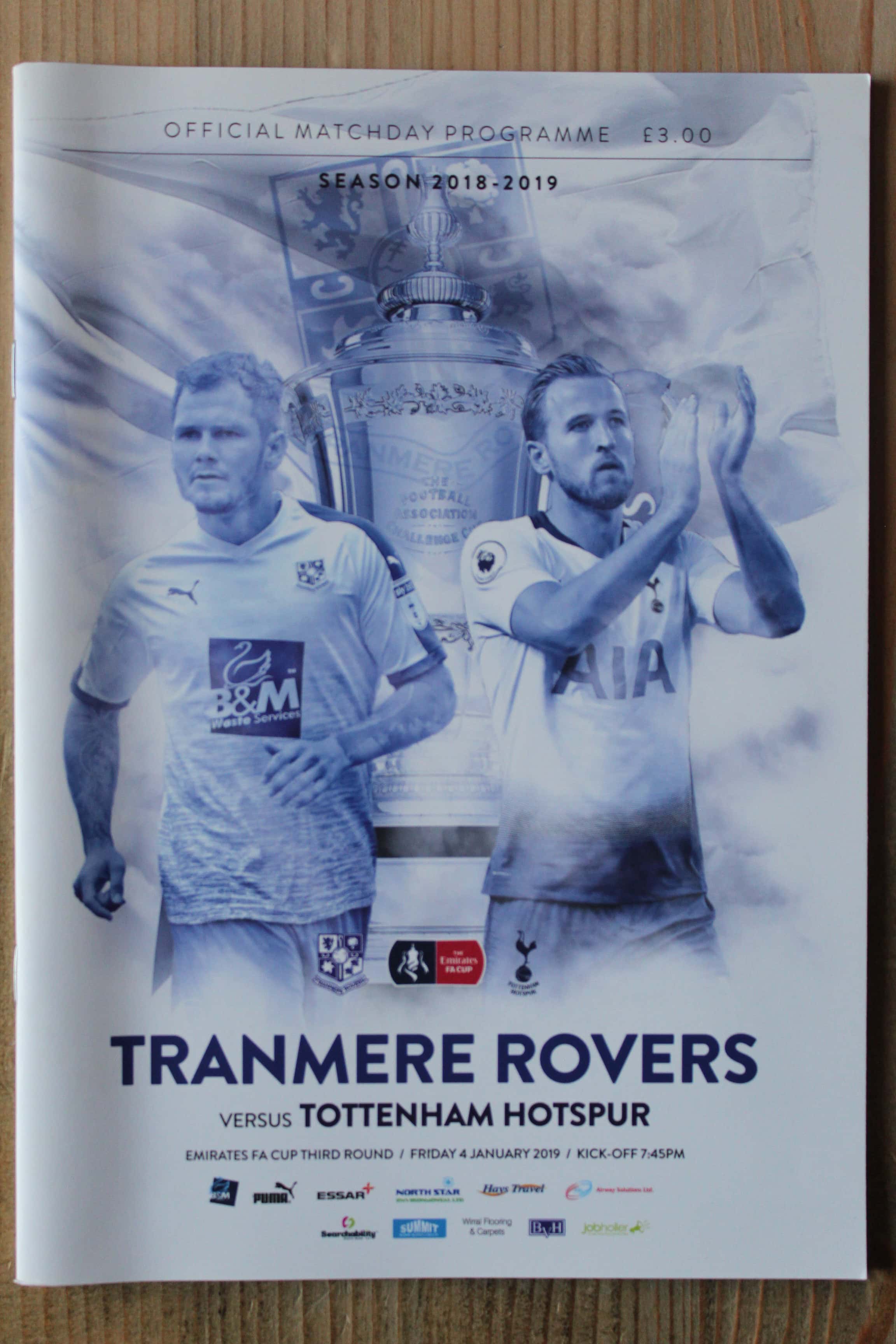 Tranmere Rovers FC v Tottenham Hotspur FC