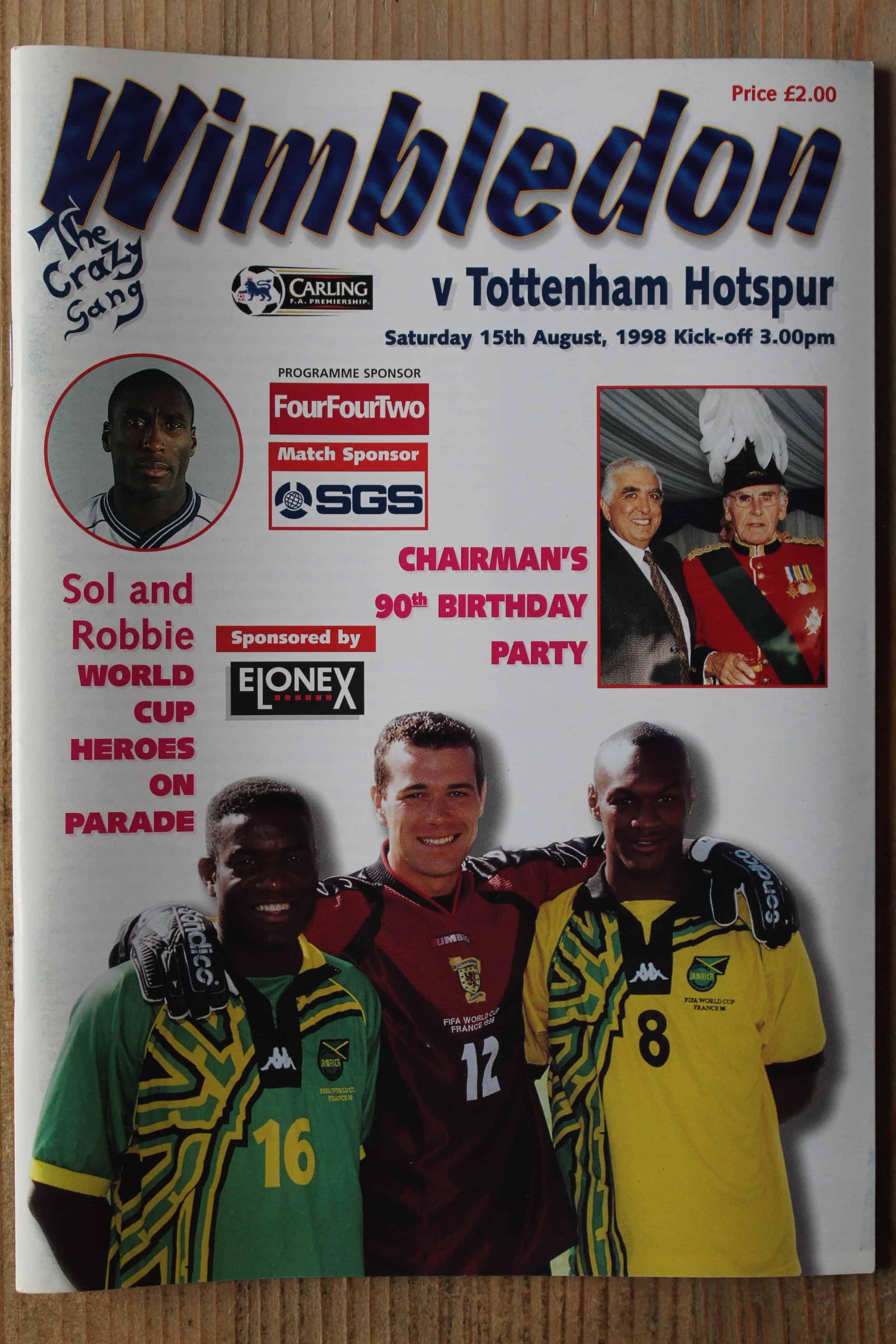 Wimbledon v Tottenham Hotspur FC