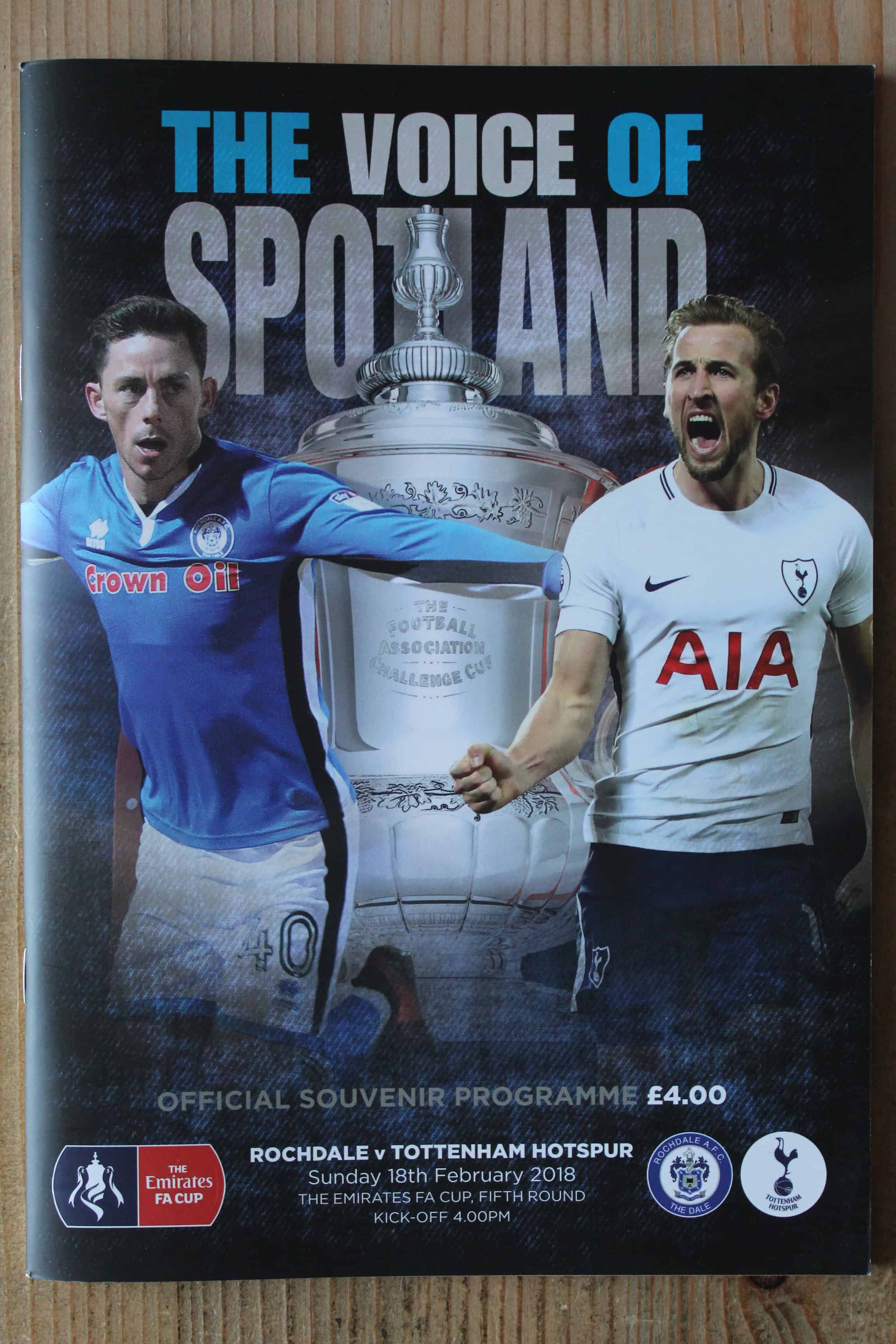 Rochdale FC v Tottenham Hotspur FC