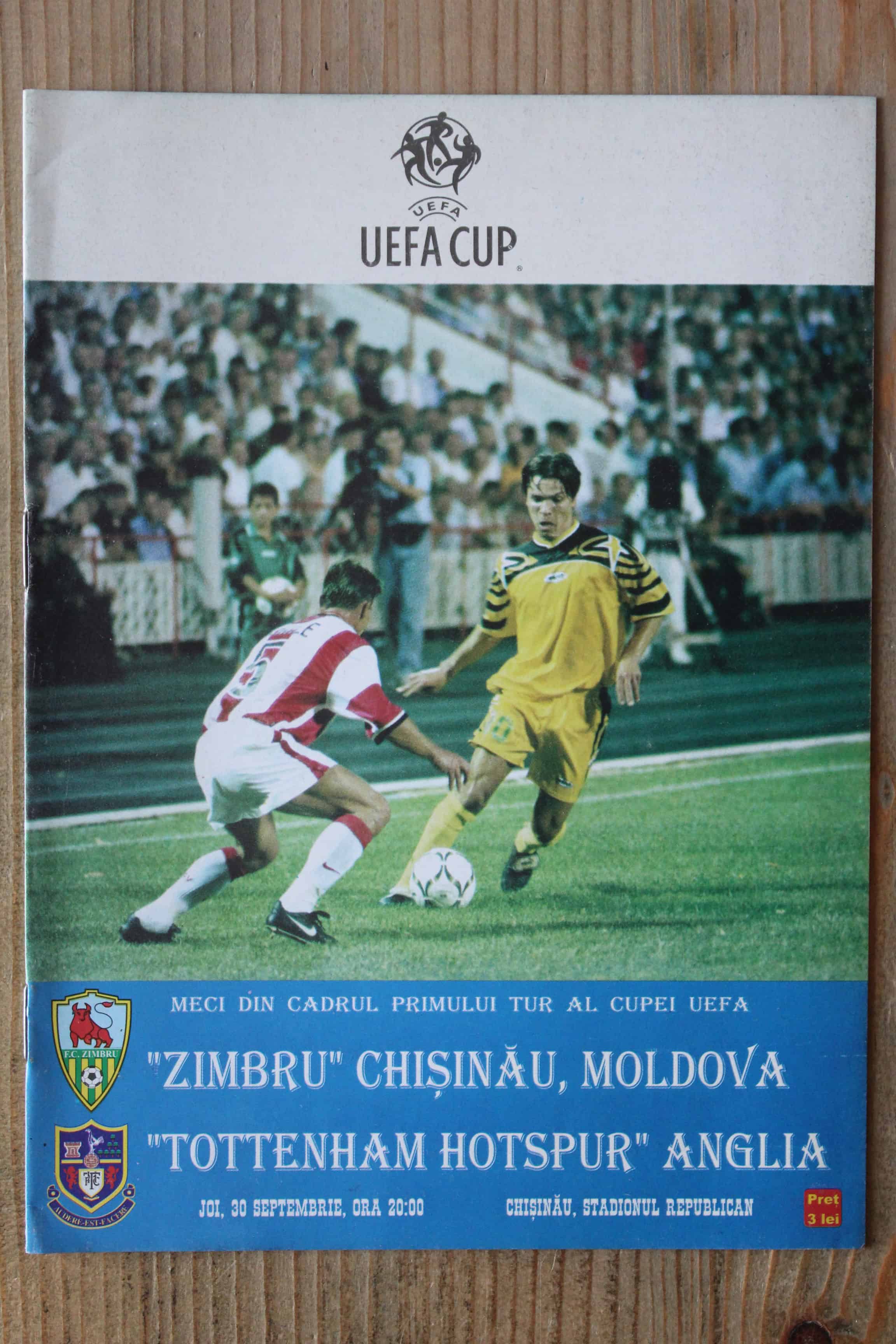 Zimbru Chisinau v Tottenham Hotspur FC