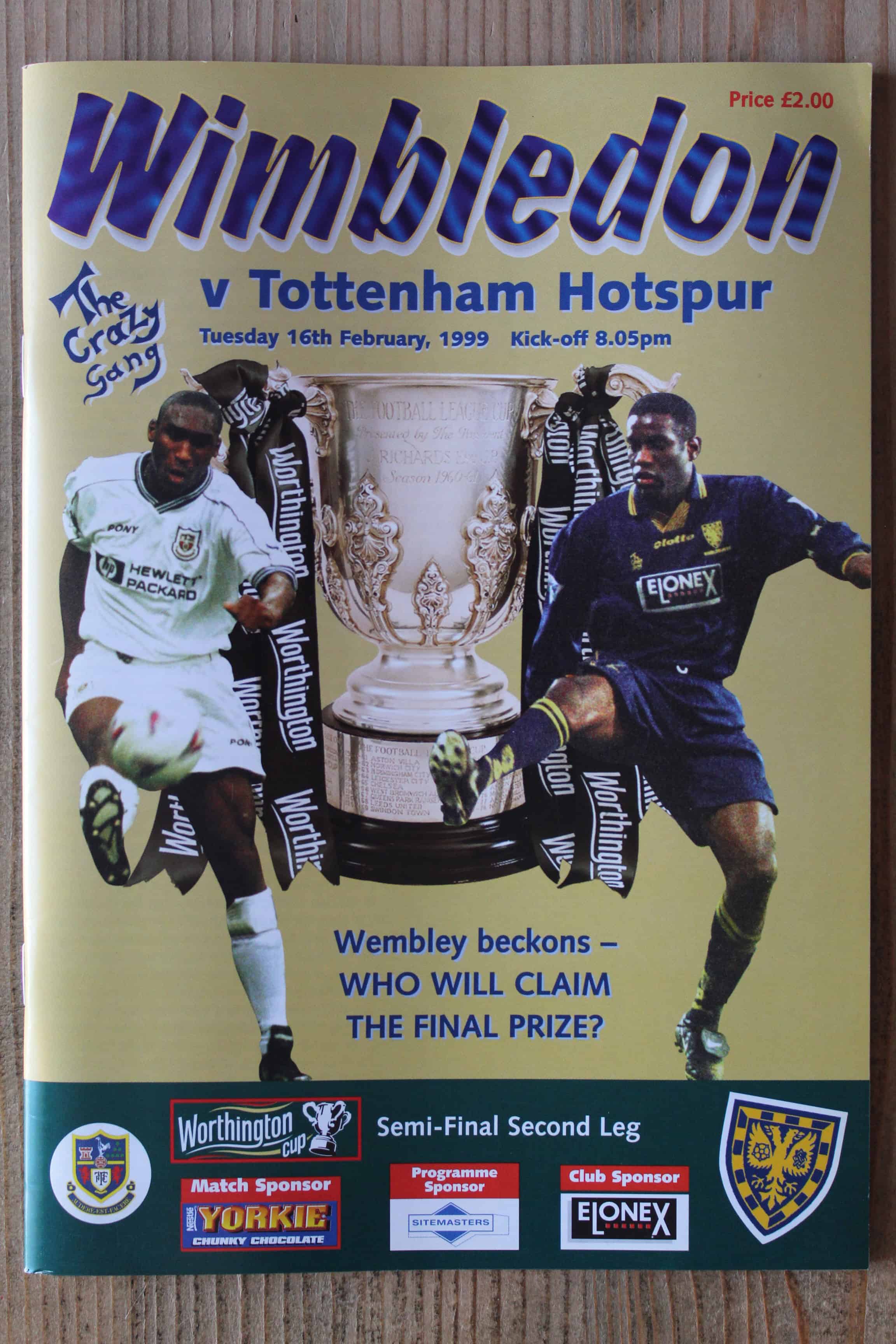 Wimbledon v Tottenham Hotspur FC