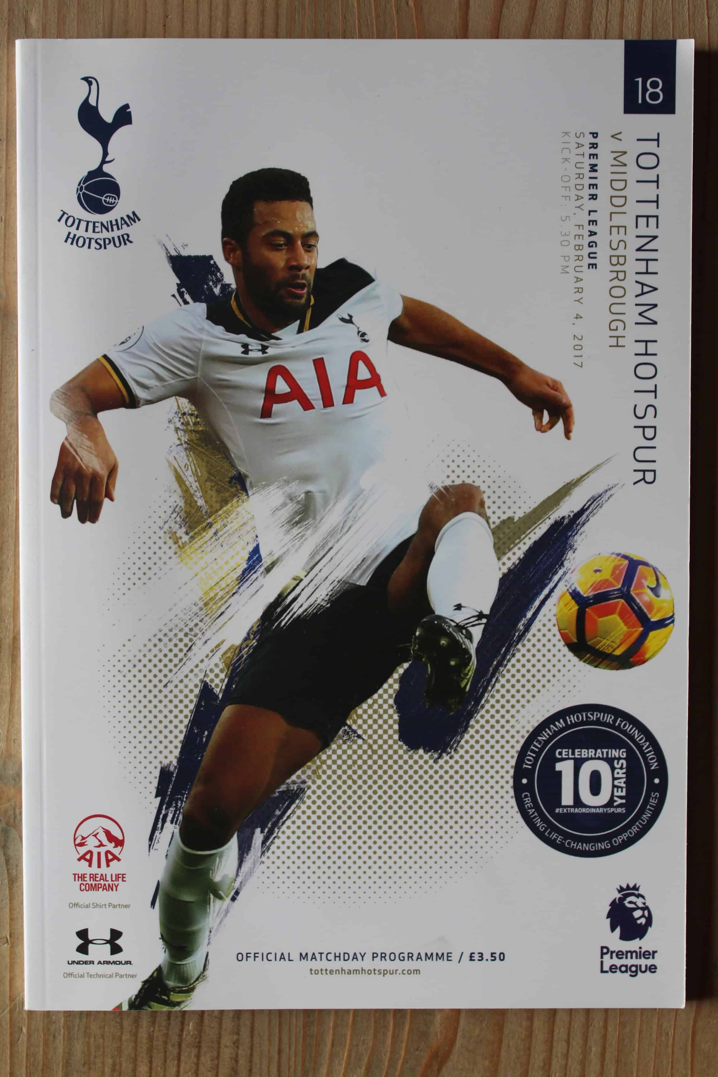 Tottenham Hotspur FC v Middlesbrough FC