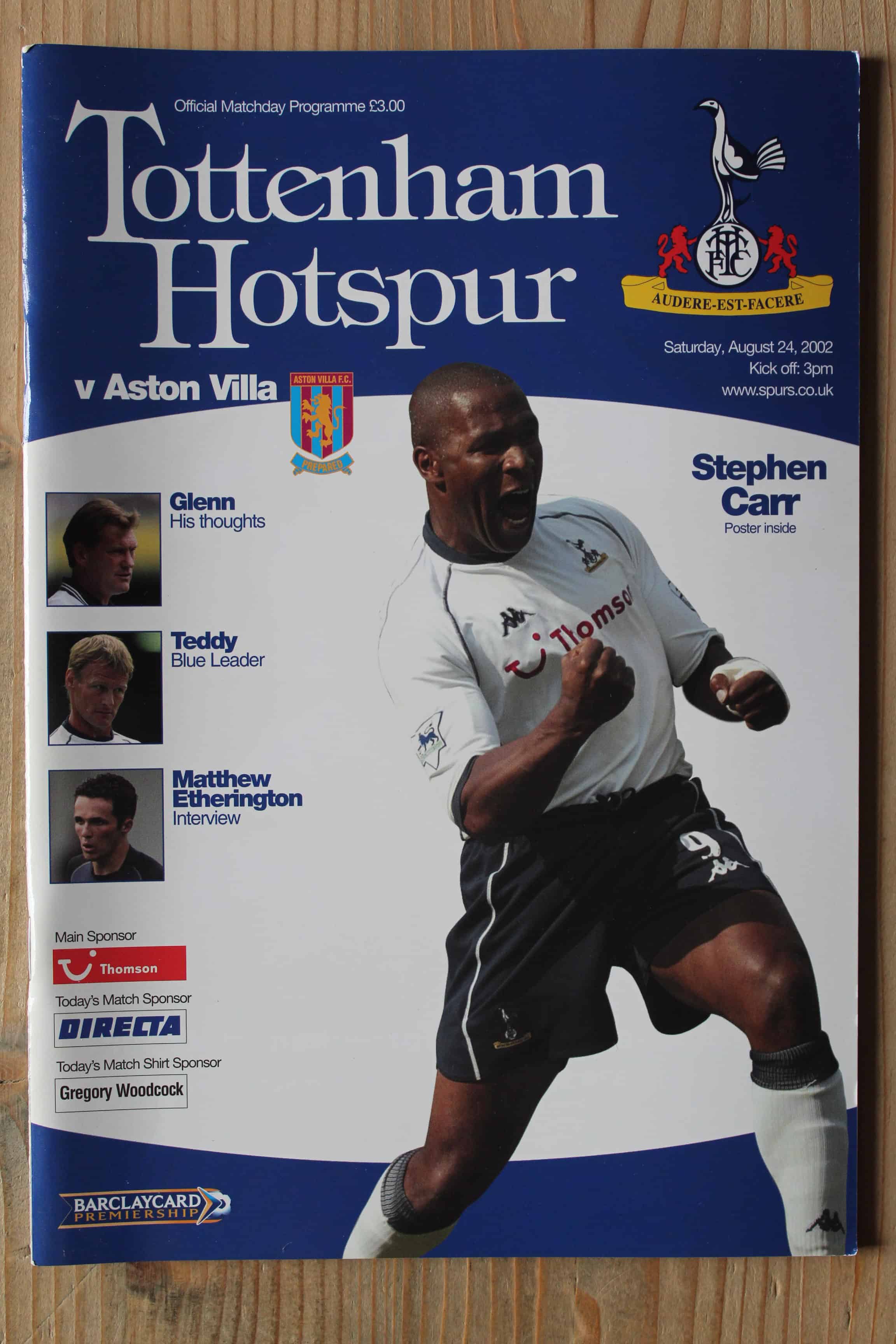 Tottenham Hotspur FC v Aston Villa FC