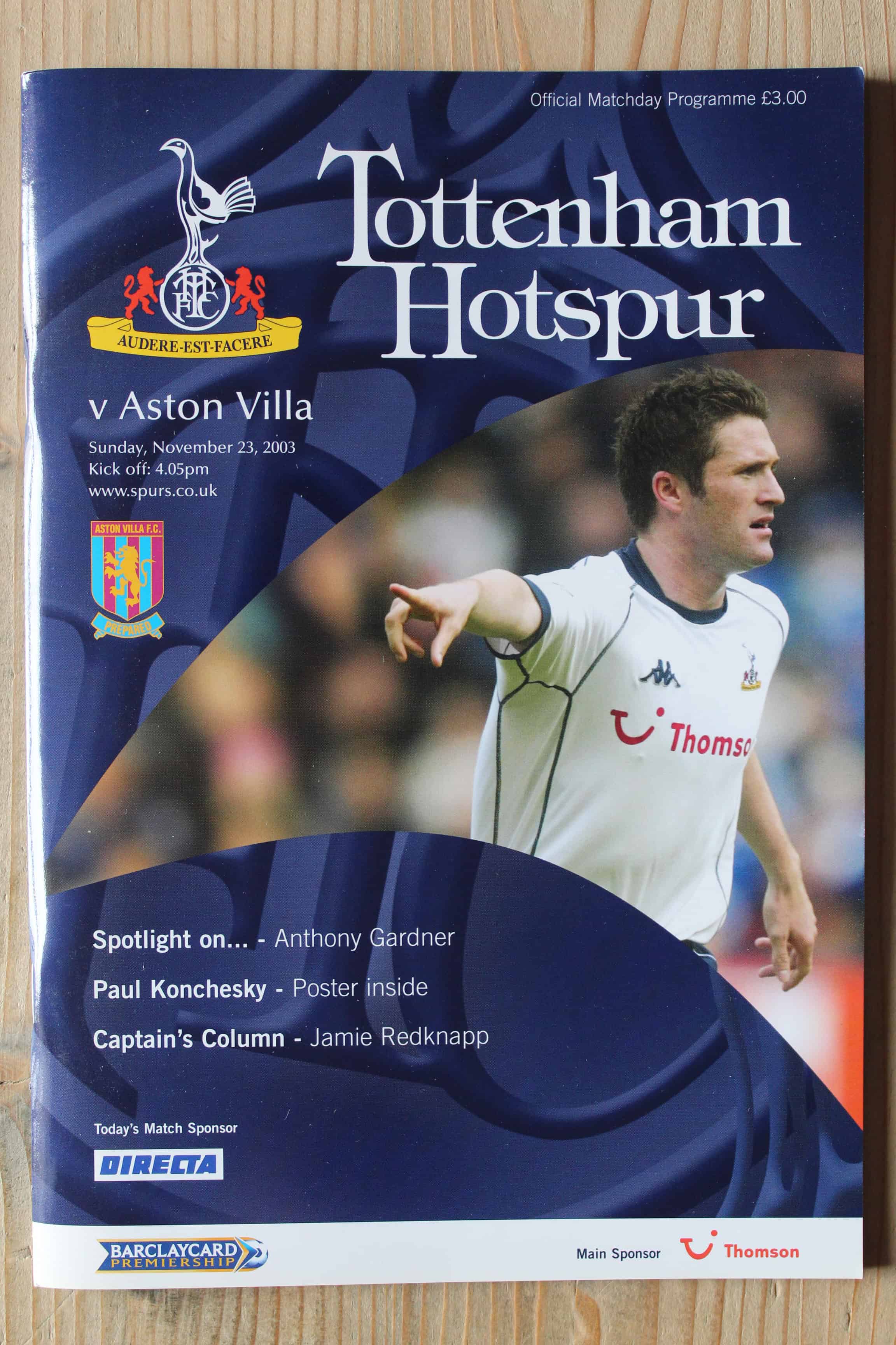 Tottenham Hotspur FC v Aston Villa FC