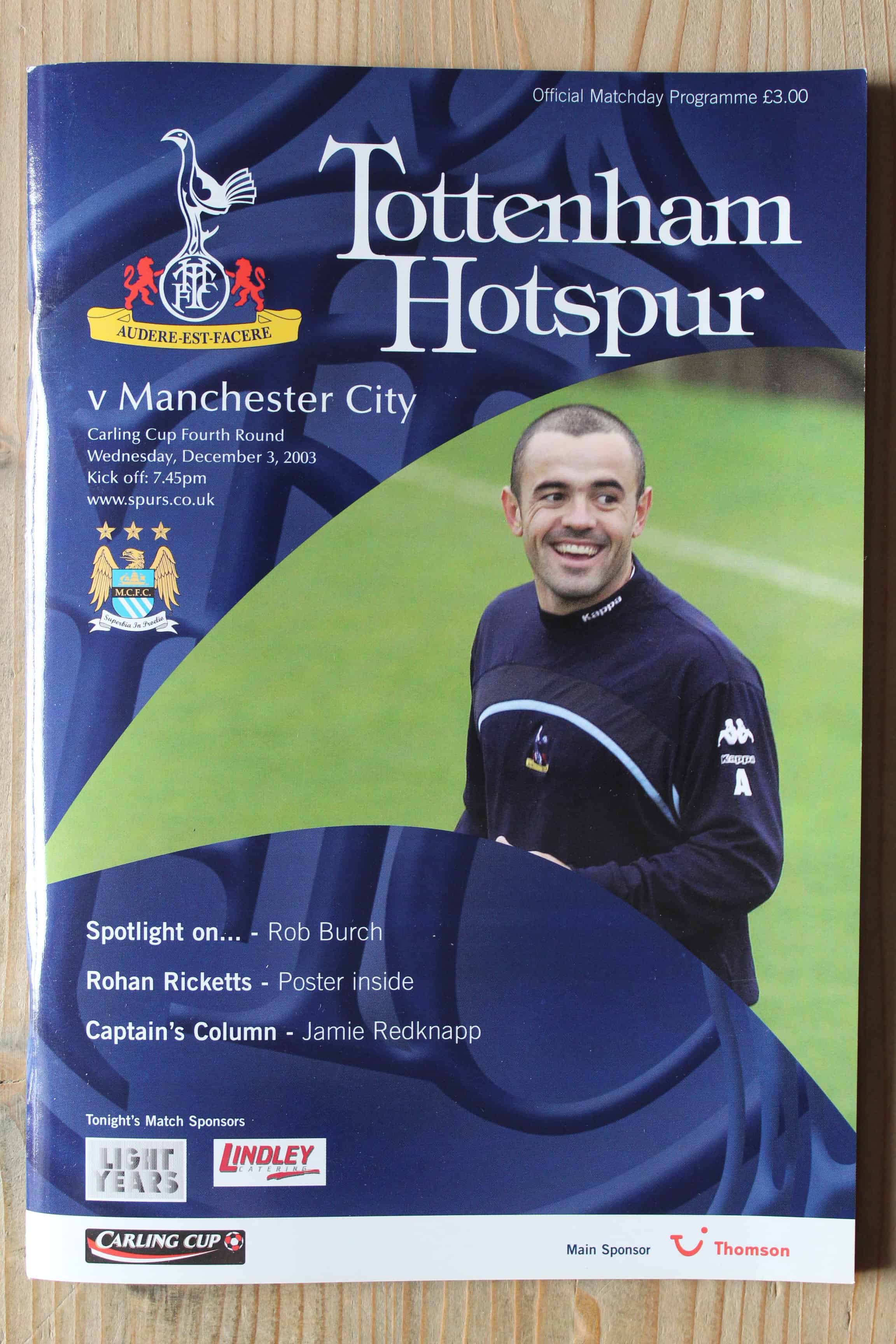 Tottenham Hotspur FC v Manchester City FC