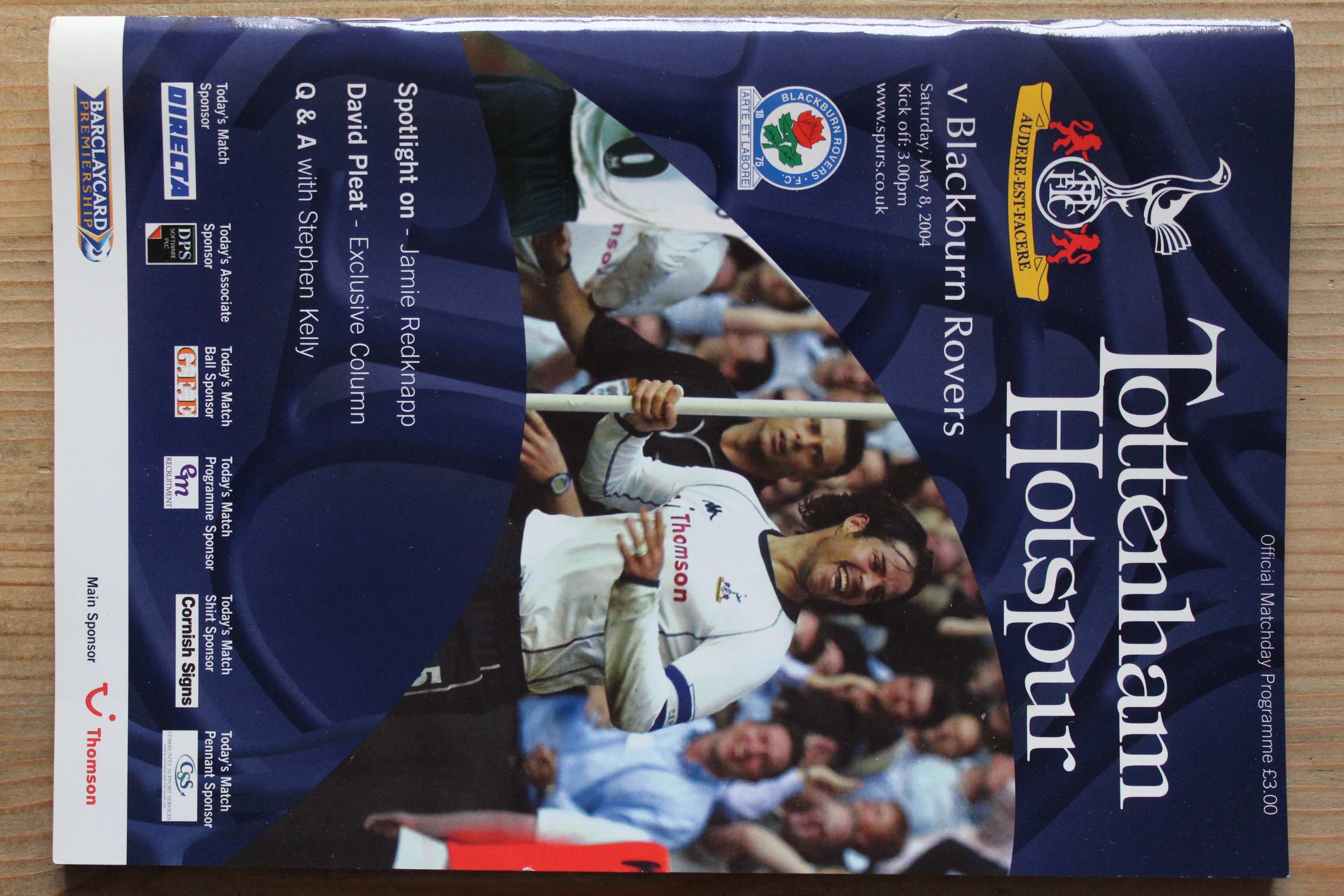 Tottenham Hotspur FC v Blackburn Rovers FC