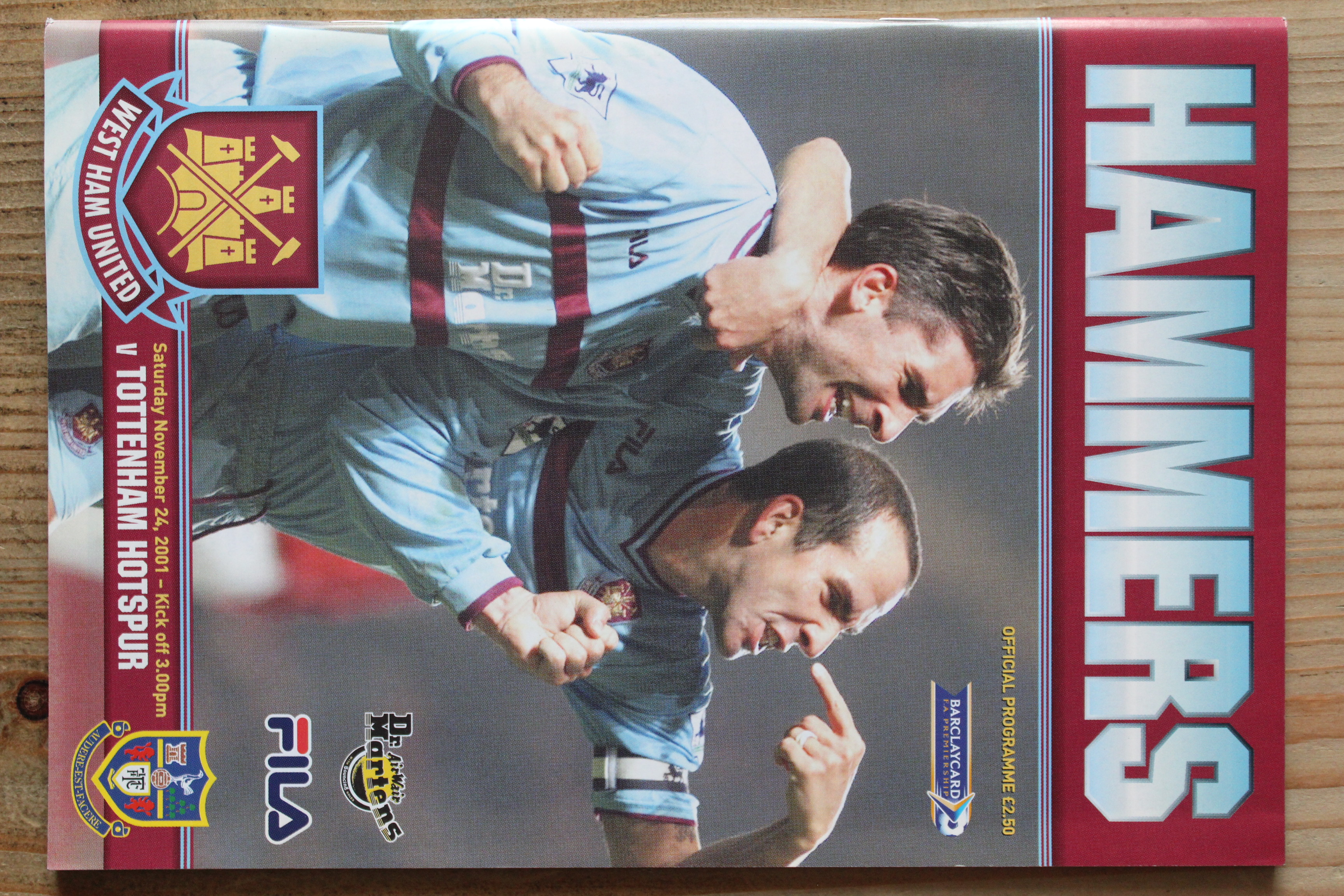 West Ham United FC v Tottenham Hotspur FC