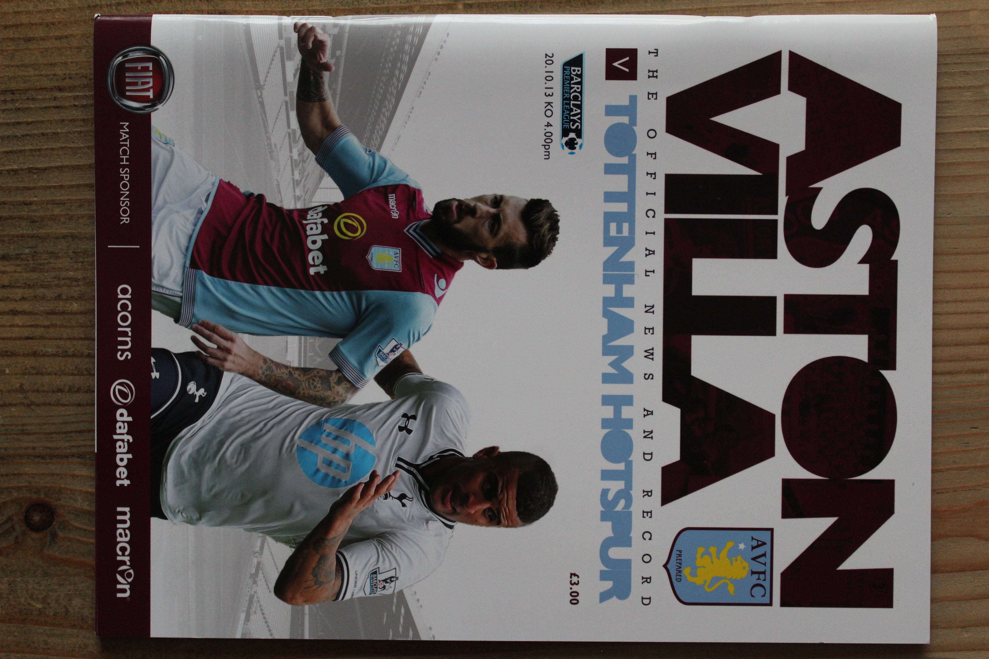 Aston Villa FC v Tottenham Hotspur FC