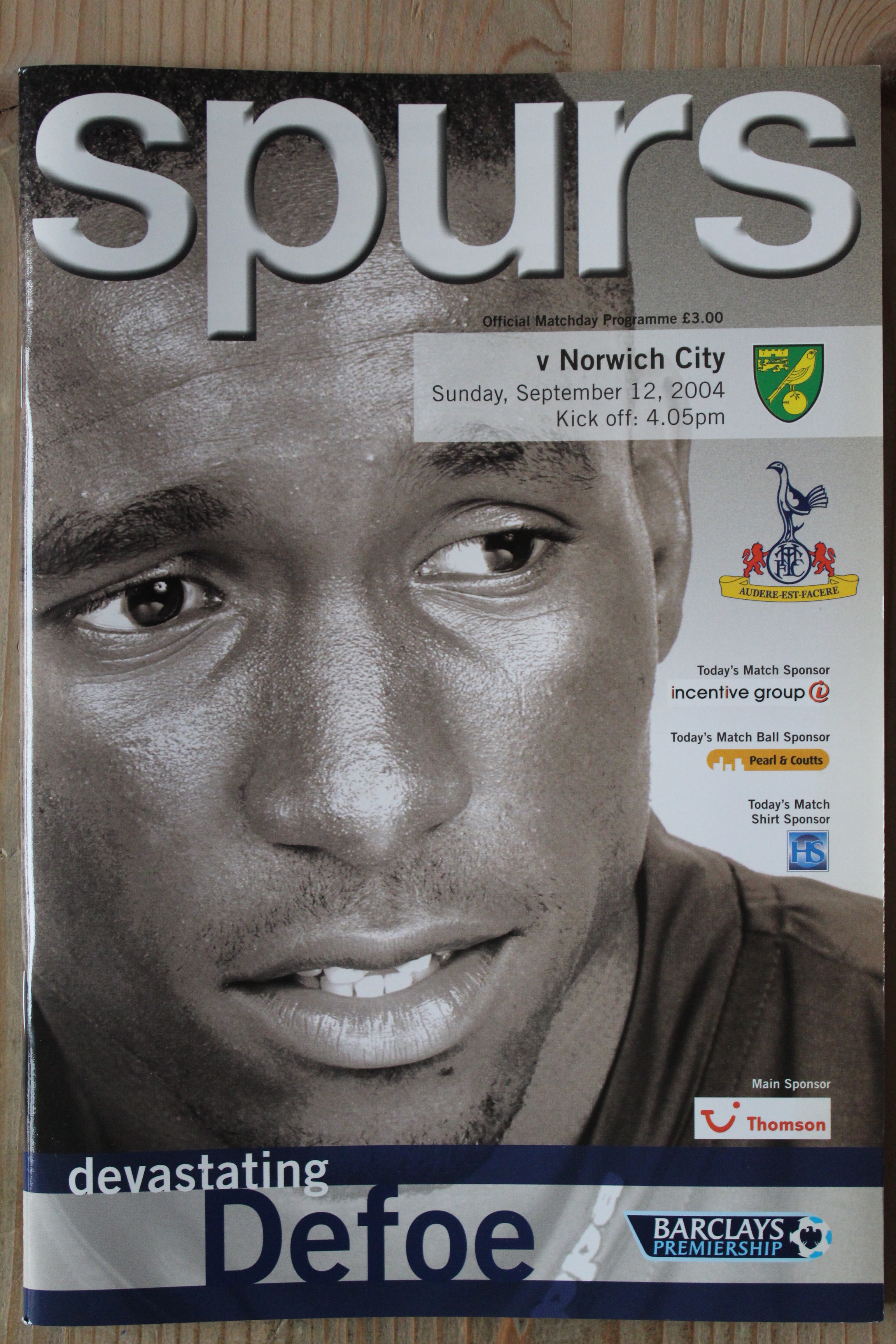 Tottenham Hotspur FC v Norwich City FC