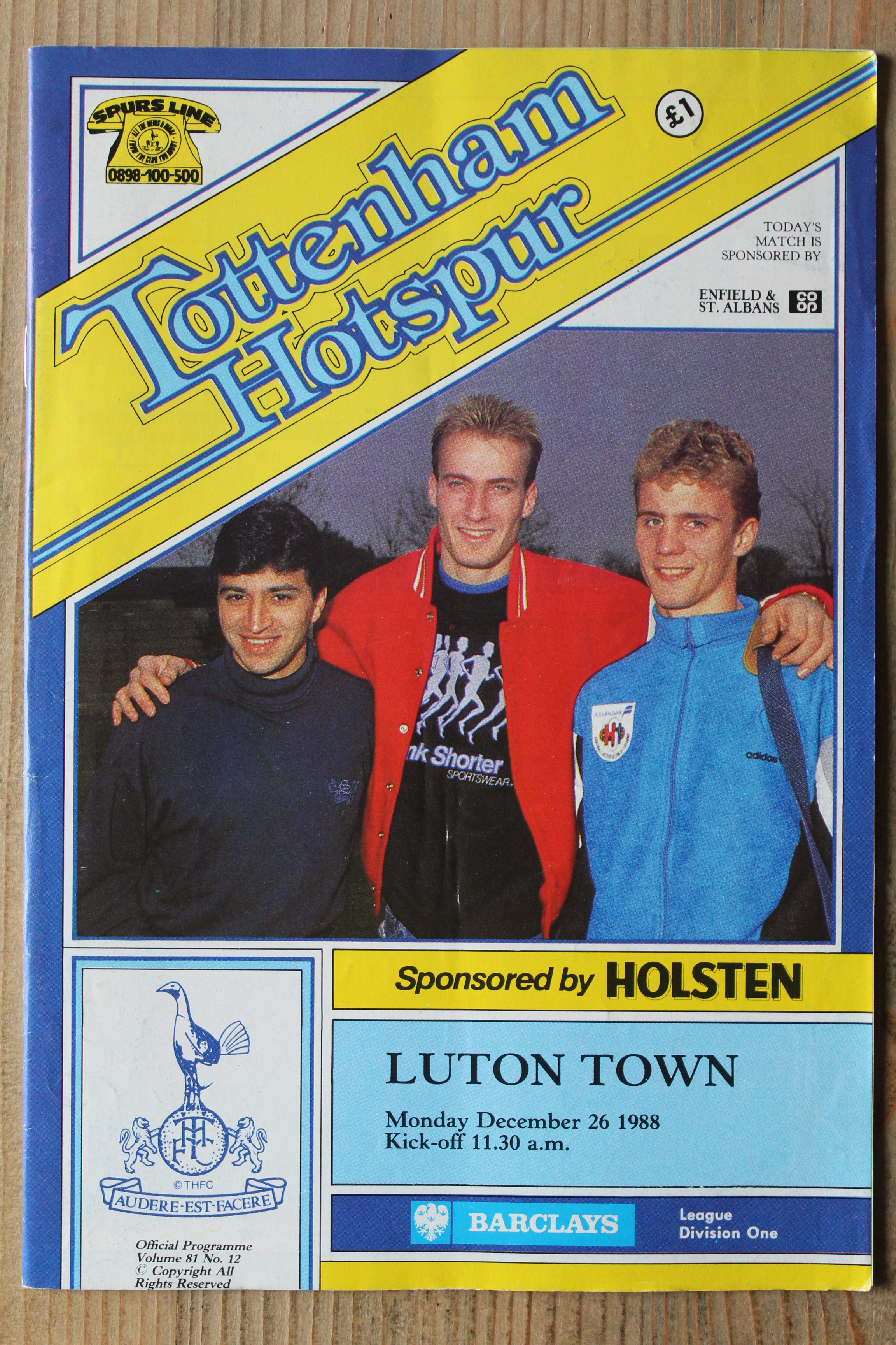 Tottenham Hotspur FC v Luton Town FC