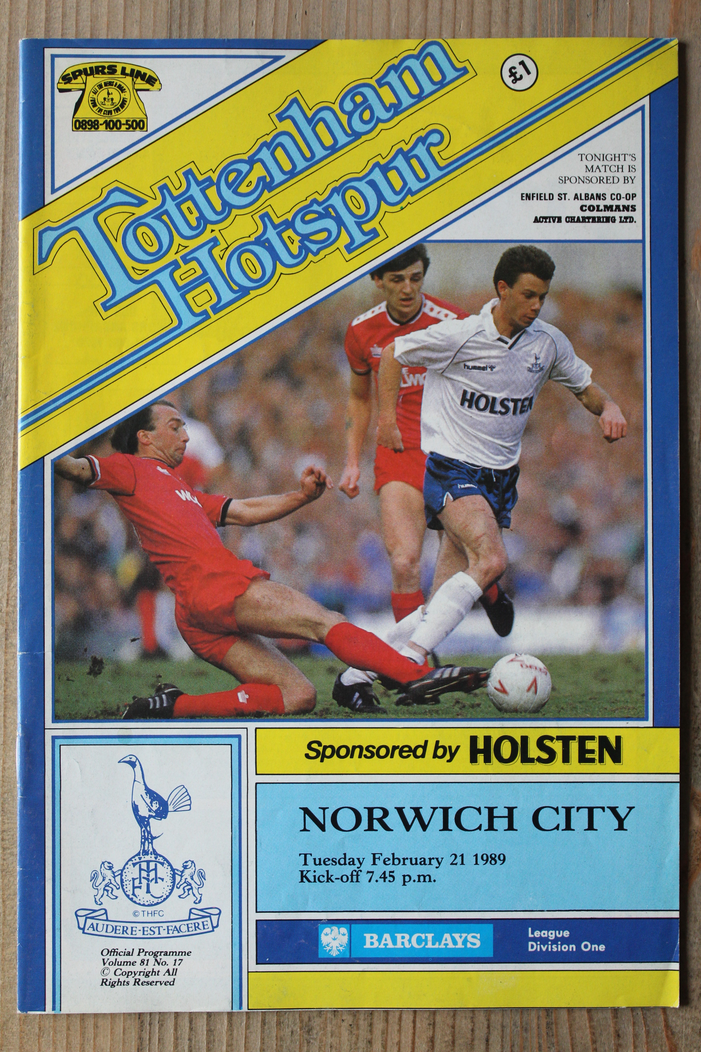 Tottenham Hotspur FC v Norwich City FC