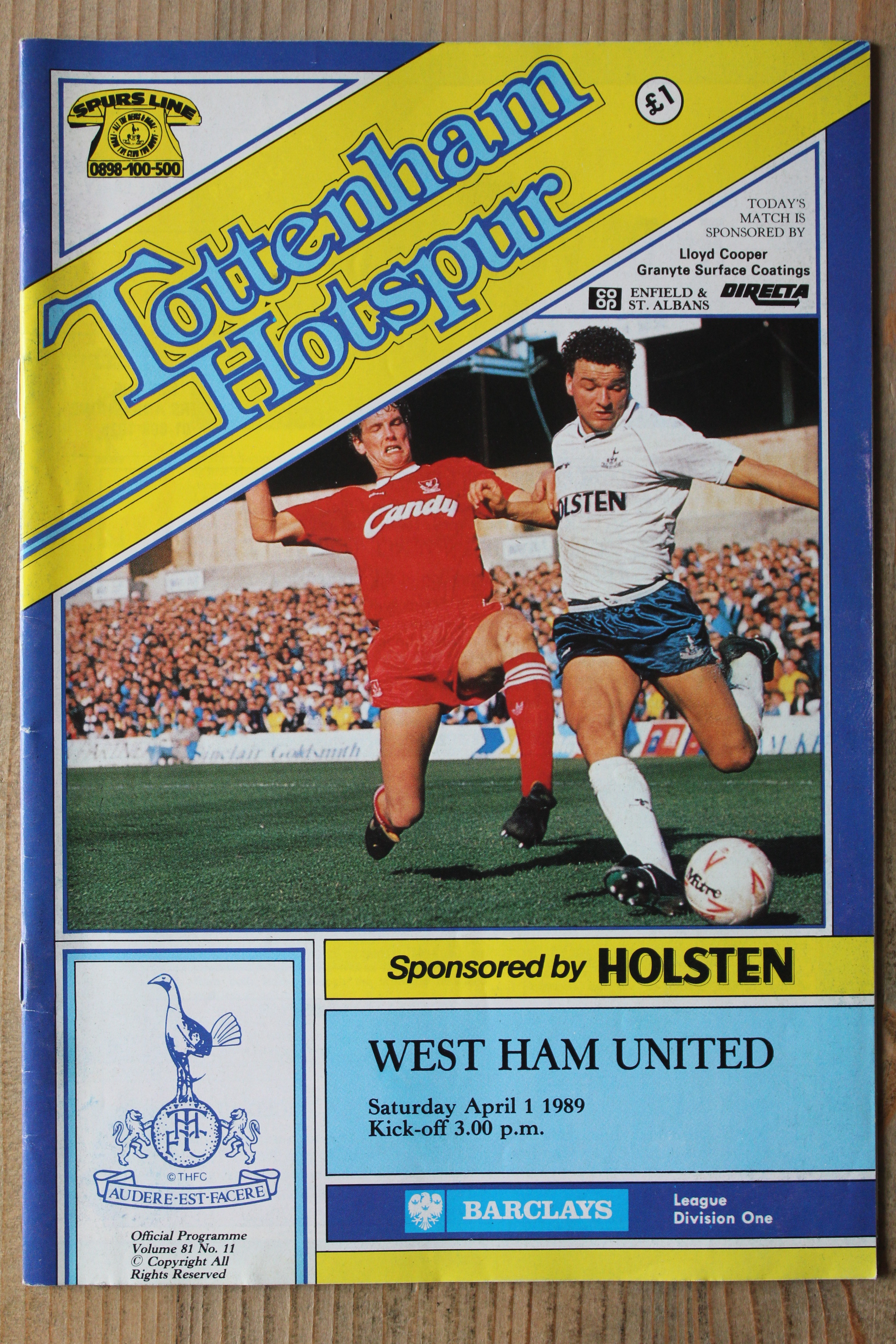 Tottenham Hotspur FC v West Ham United FC