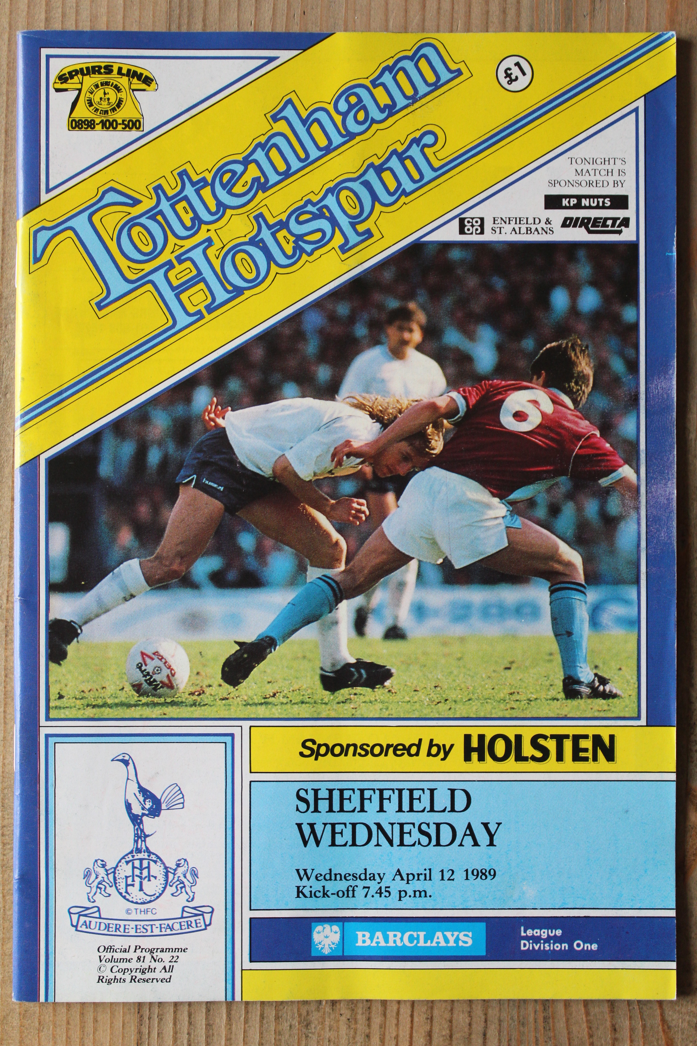 Tottenham Hotspur FC v Sheffield Wednesday FC 